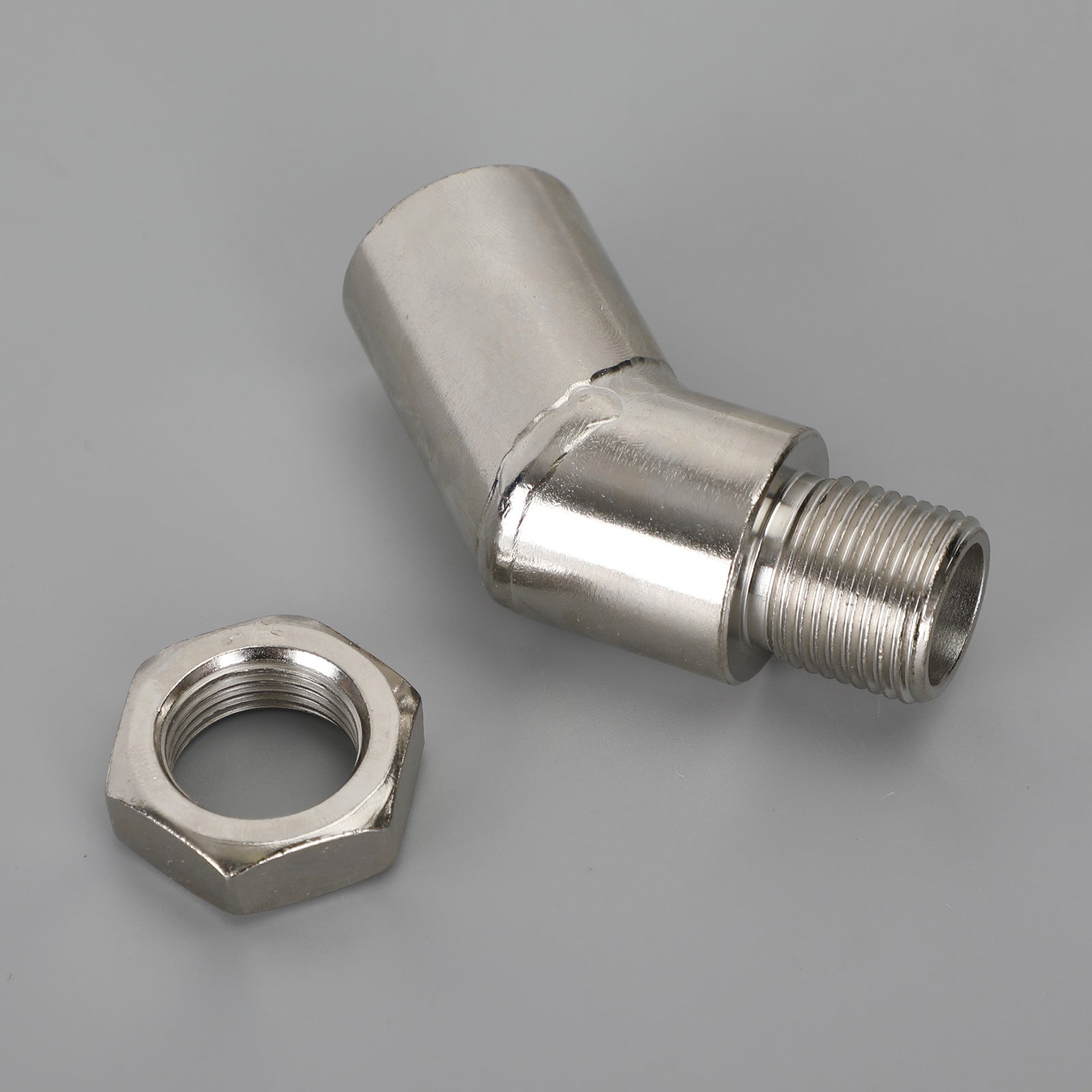 M18 X 1.5 Catalytic Converter 135 Degree CEL Oxygen Sensor Extender Adapter Spacer