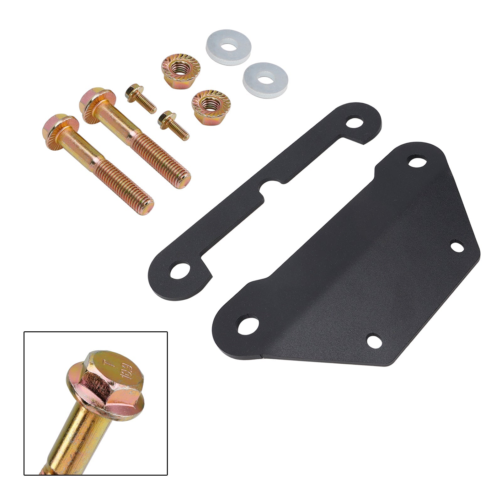 Front Shock Mount Braces Plate Kit Reinforcement Brackets For Kawasaki Krx 1000