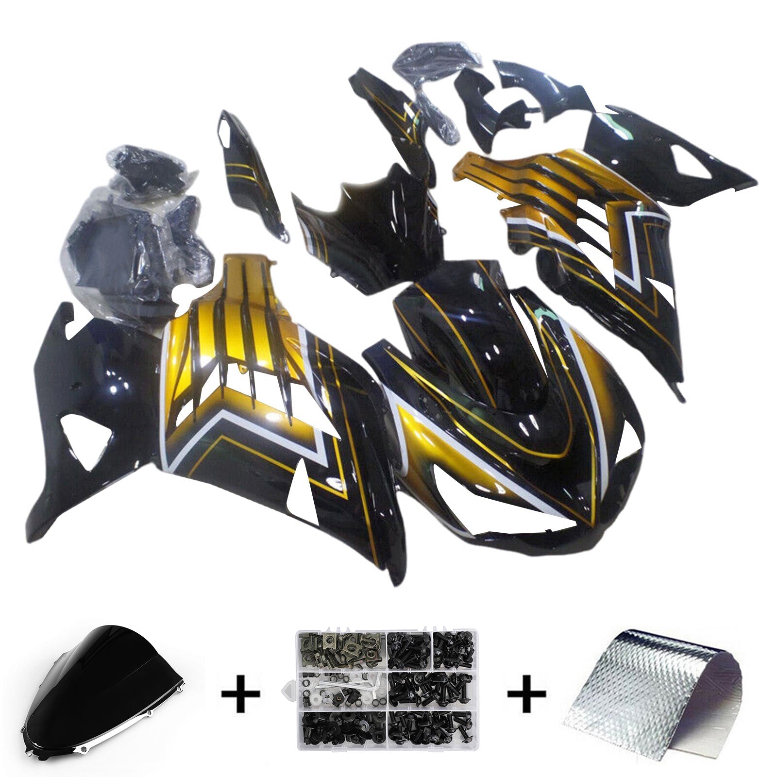 2012-2026 Kawasaki ZX14R Injection Fairing Kit Bodywork Plastic ABS #104