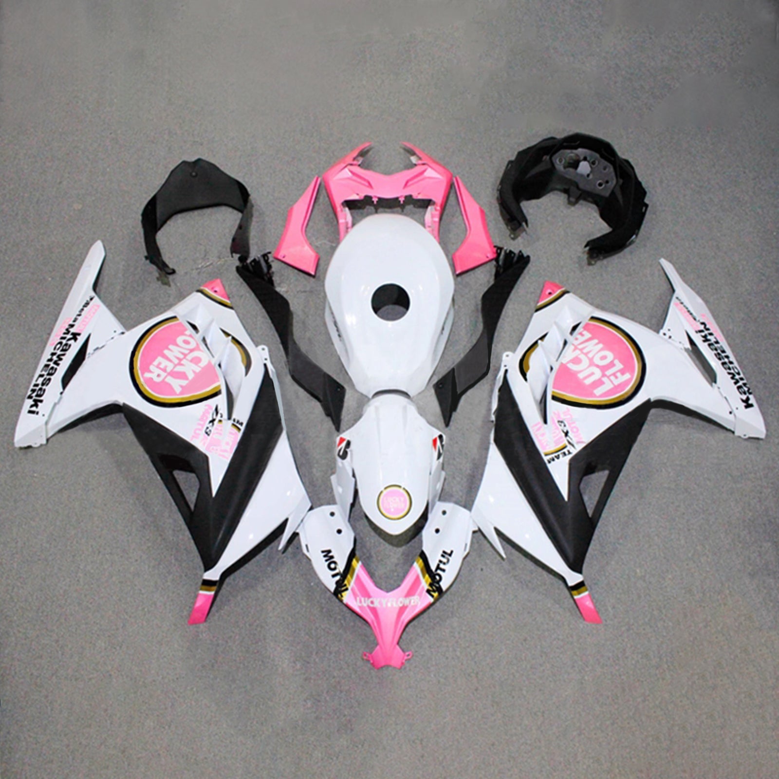 Injection Fairing Kit Bodywork Plastic ABS fit For Kawasaki EX300 Ninja300 2013-2024