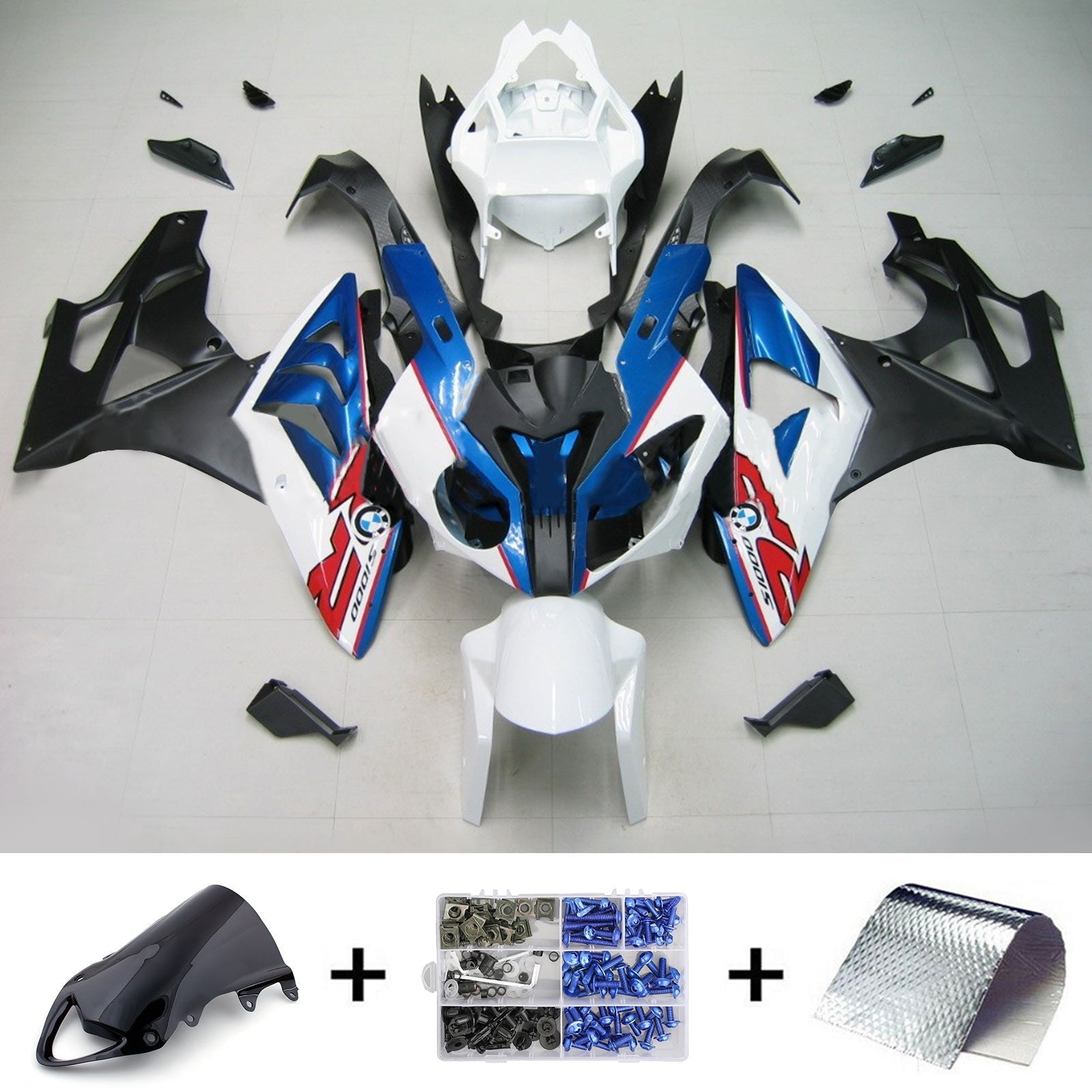 2009-2014 BMW S1000RR Fairing Kit Bodywork Plastic ABS Generic
