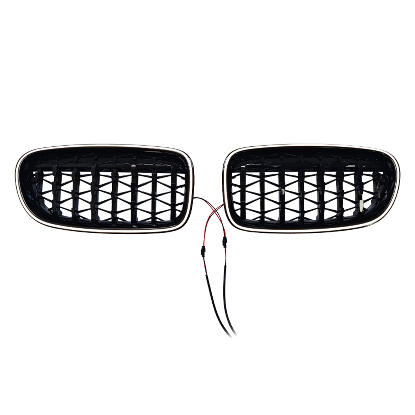 01.2009-10.2016 For BMW 5-Series F10 Sedan Gloss Black Kidney Bumper Grill Grille 51137203649 51137203650