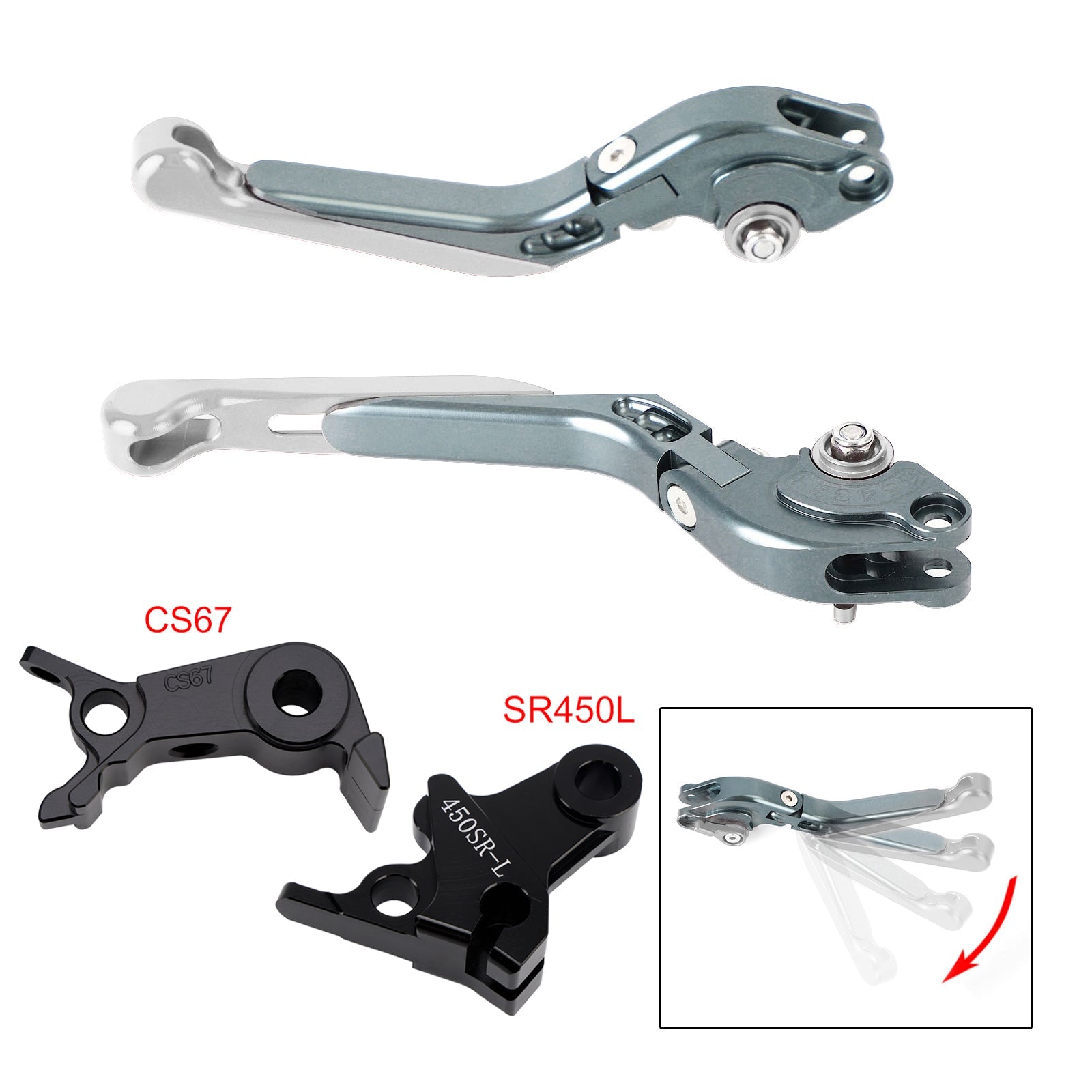 Adjustable Clutch Brake Lever fit for VOGE DS900X 900DSX 2024-2026