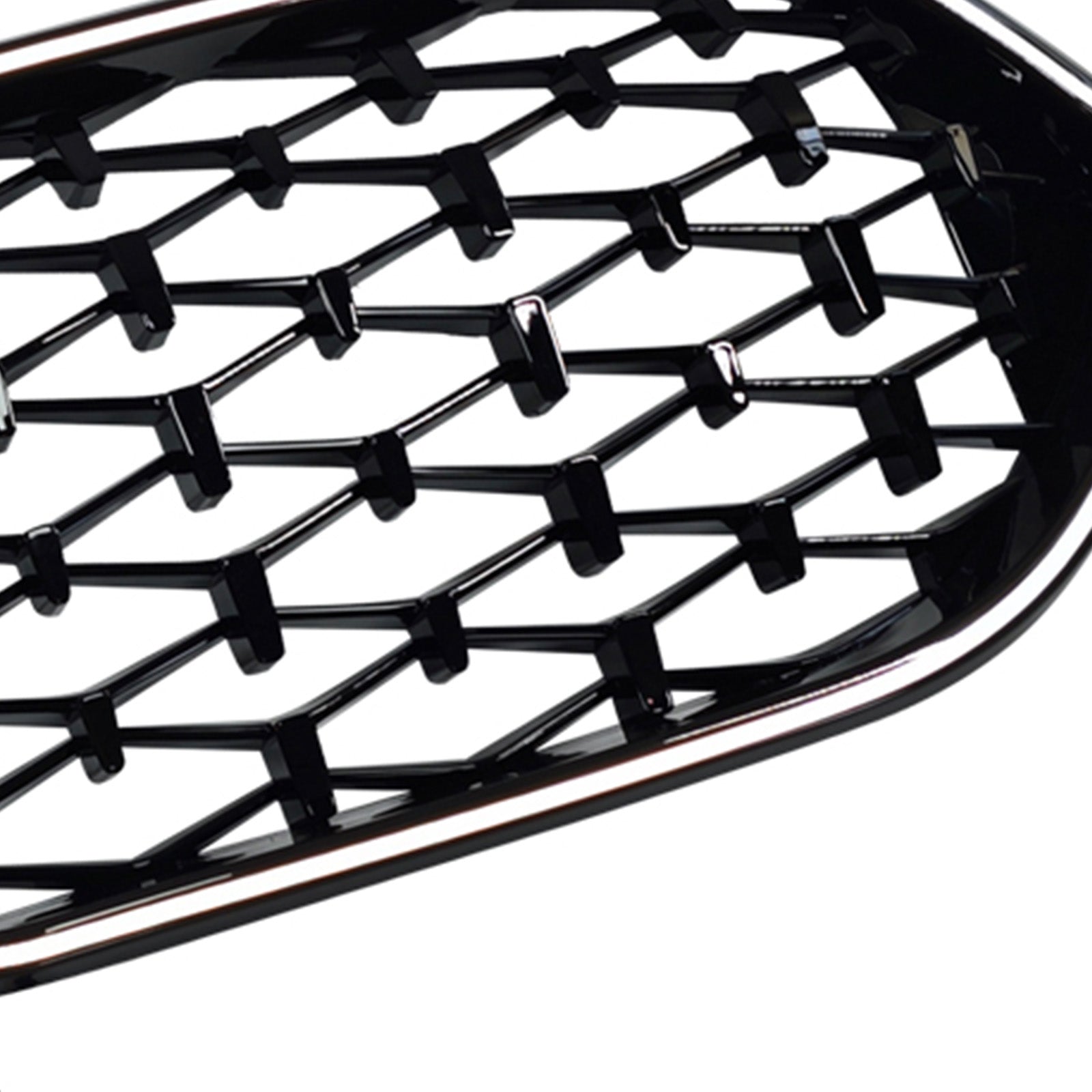 2020-2023 Fit BMW 2 Series F44 Coupe Diamond Gloss Black Front Grille Grill