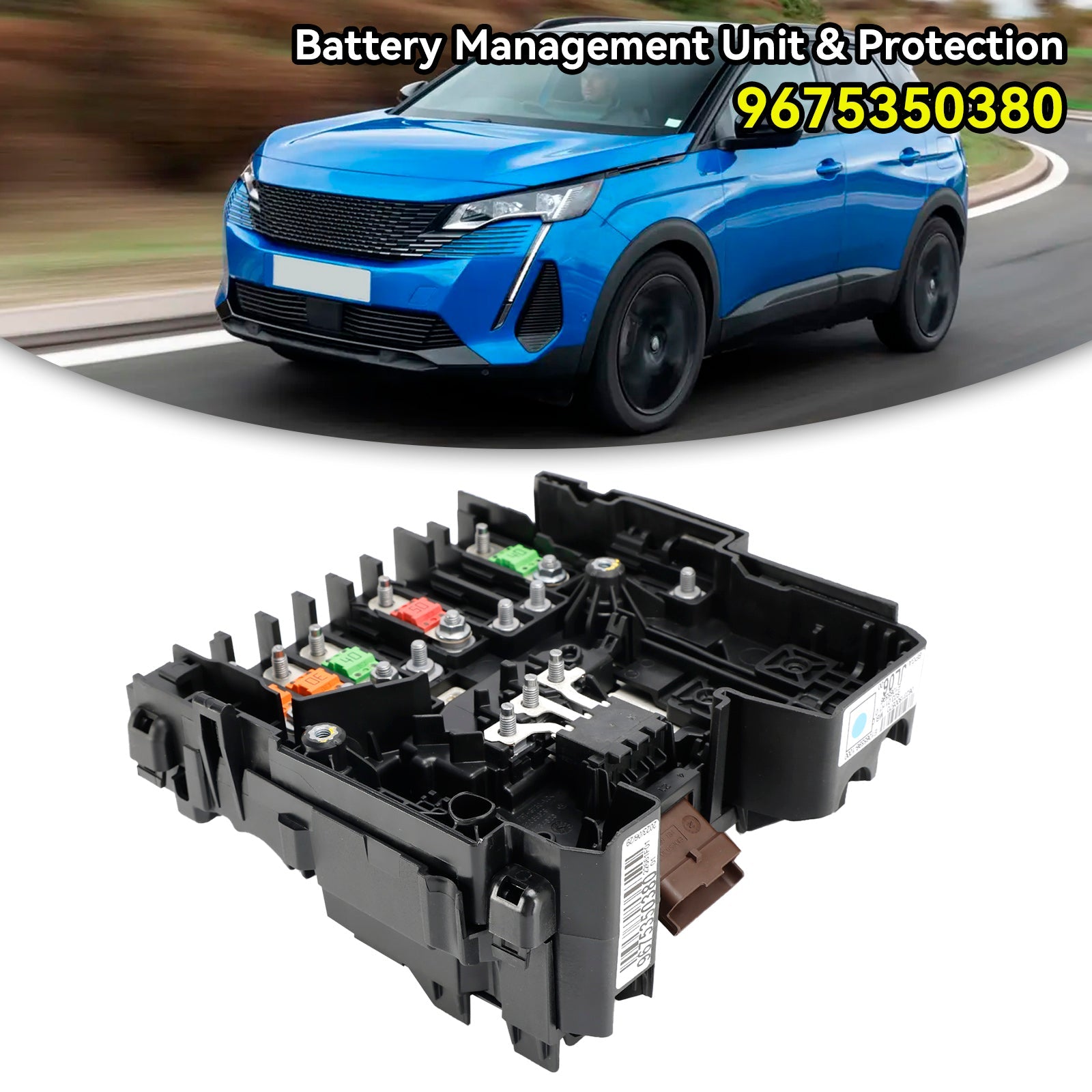 2018+ Citroen C4 Spacetourer 1.2 PureTech 1.6 THP 1.5 BlueHDi 1.6 BlueHDi & 2.0 BlueHDi Fuse Box Voltage Module 9675350380