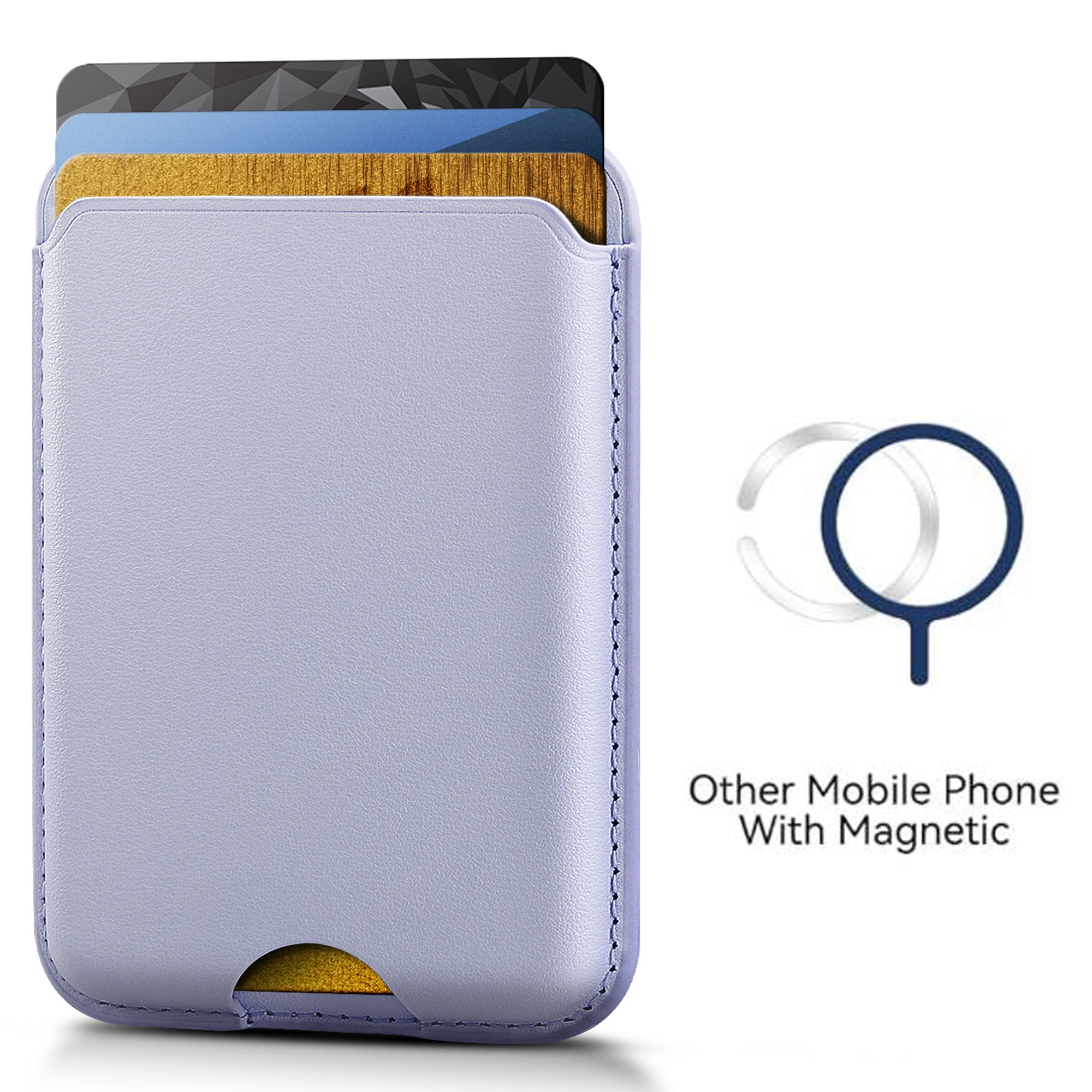 Magnetic Card Holder MagSafe Wallet RFID Protection for iPhone 17/16/15/14/13/12