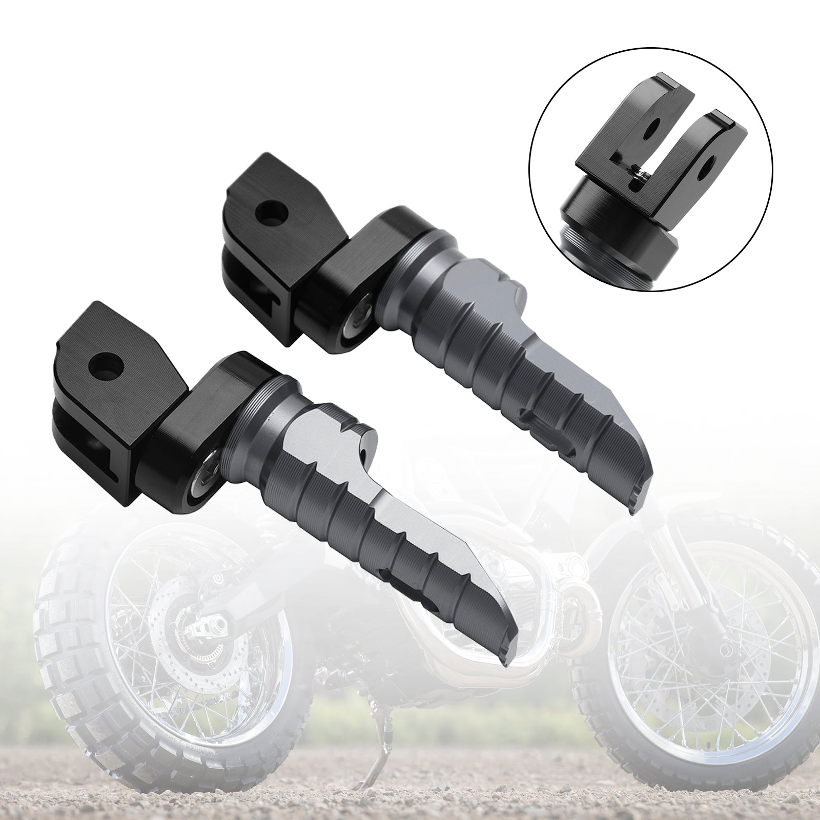 Front Footrests Foot Peg fit for DUCATI Multistrada 1200/1200S/1200 ENDURO