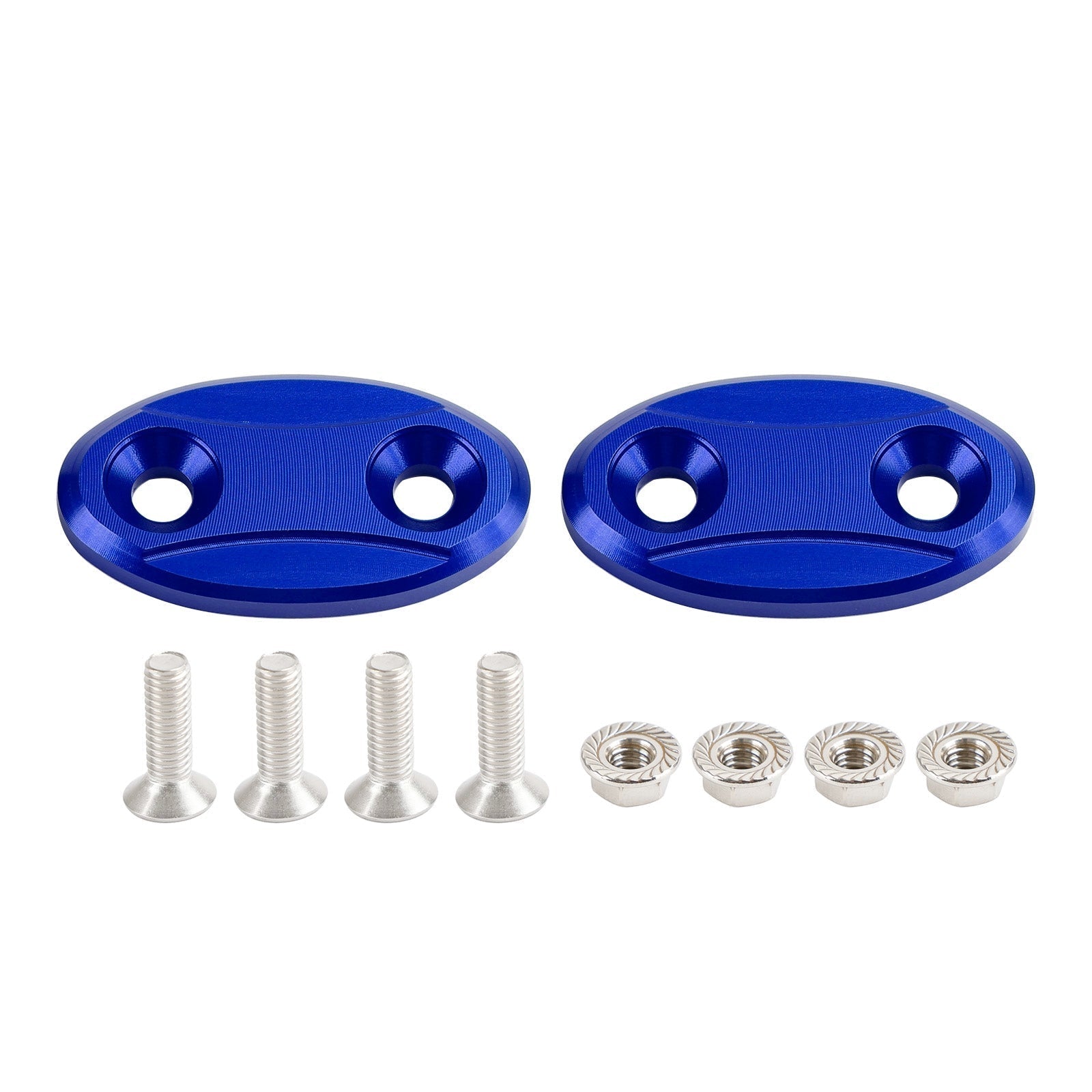 ALU mirror delete blanking block off plates fits BMW S1000RR / HP4 of the years 2009-2019