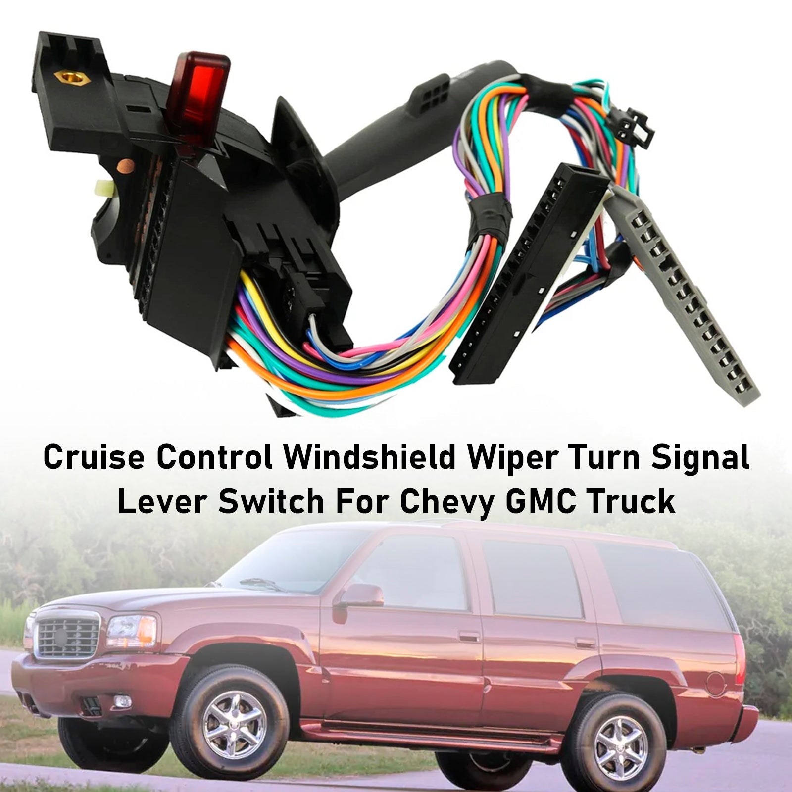 Cruise Control Windshield Wiper Turn Signal Lever Switch For Chevy GMC Truck