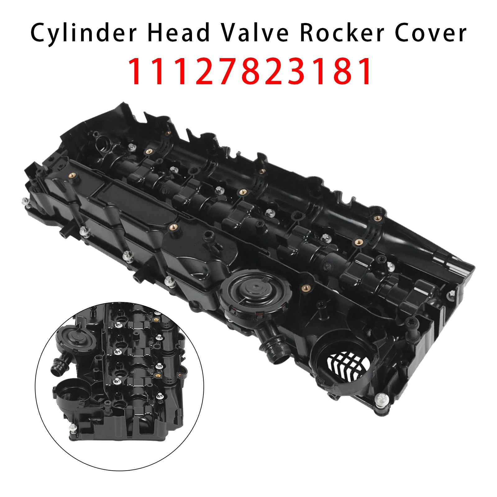 11128515745 For BMW E91 325d 330d xDrive Cylinder Head Valve Rocker Cover
