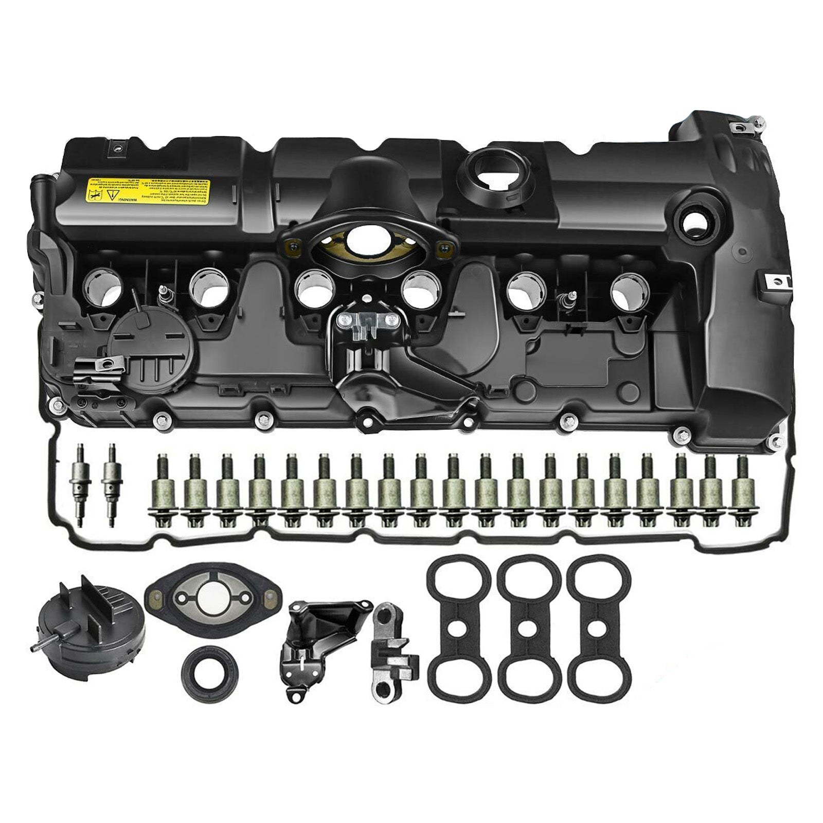 2007-2013 BMW 328i L6 3.0L DOHC Petrol Valve Cover w/ Gasket Bolts 11127552281 URO011833