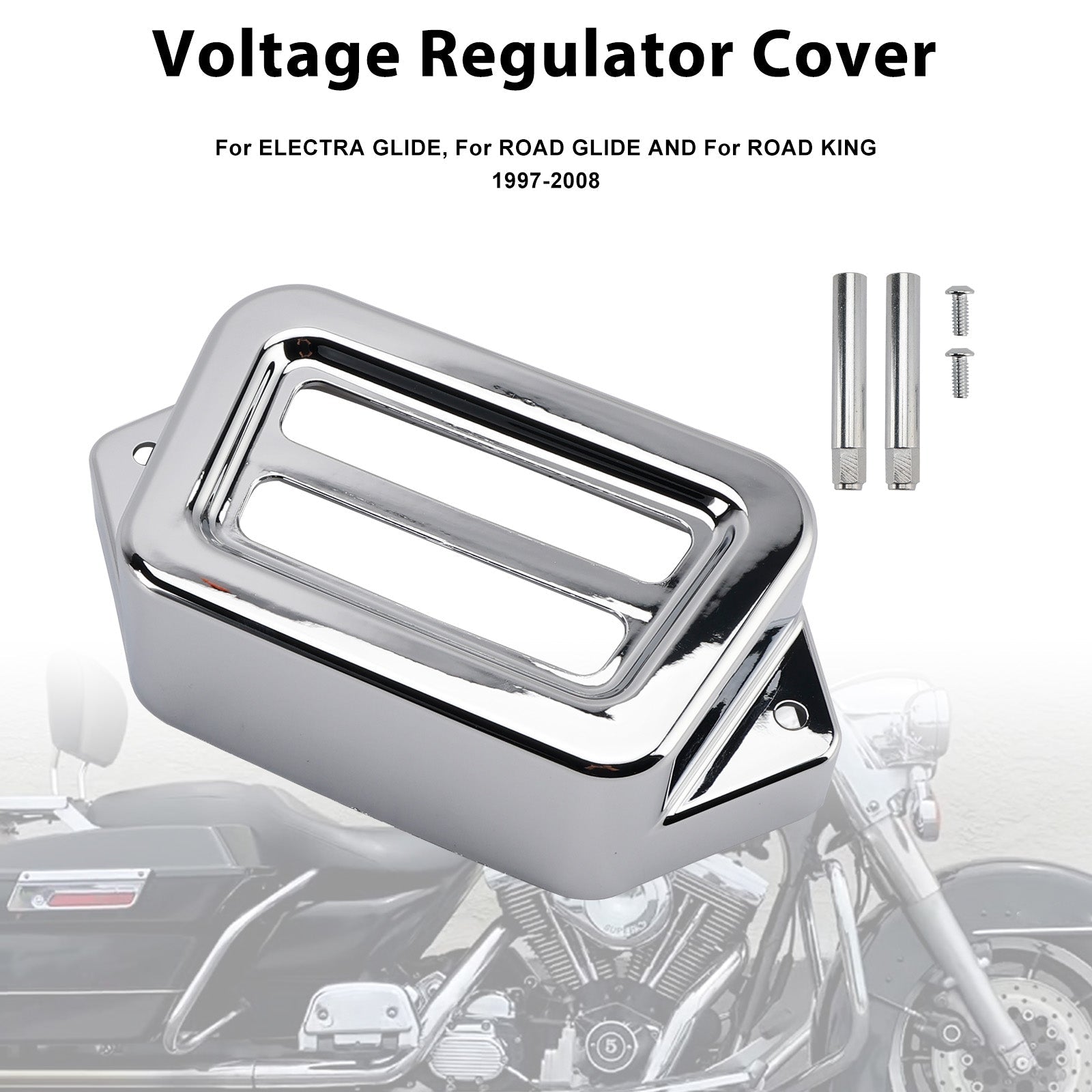 Voltage Regulator Cover For Road King Electra Street Road Glide 1997-2008