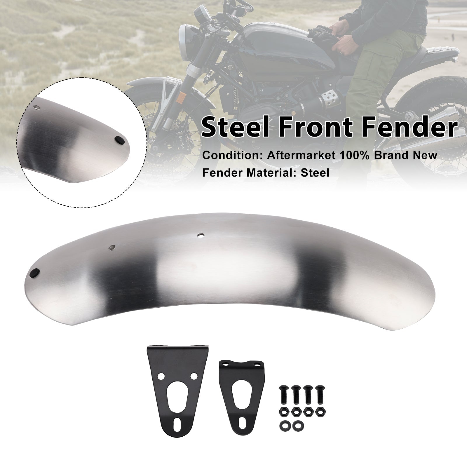 2014-2023 BMW R nineT Steel Front Fender
