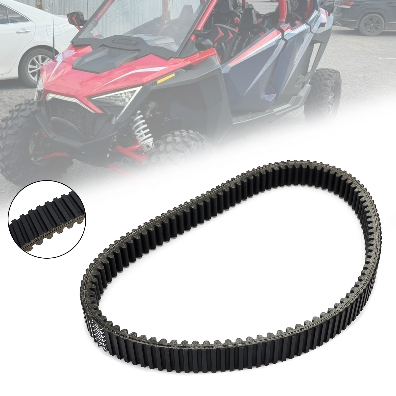Drive Clutch Aramid Belt 3211226 For Polaris Rzr Pro R 4 Sport Ultimate Premium