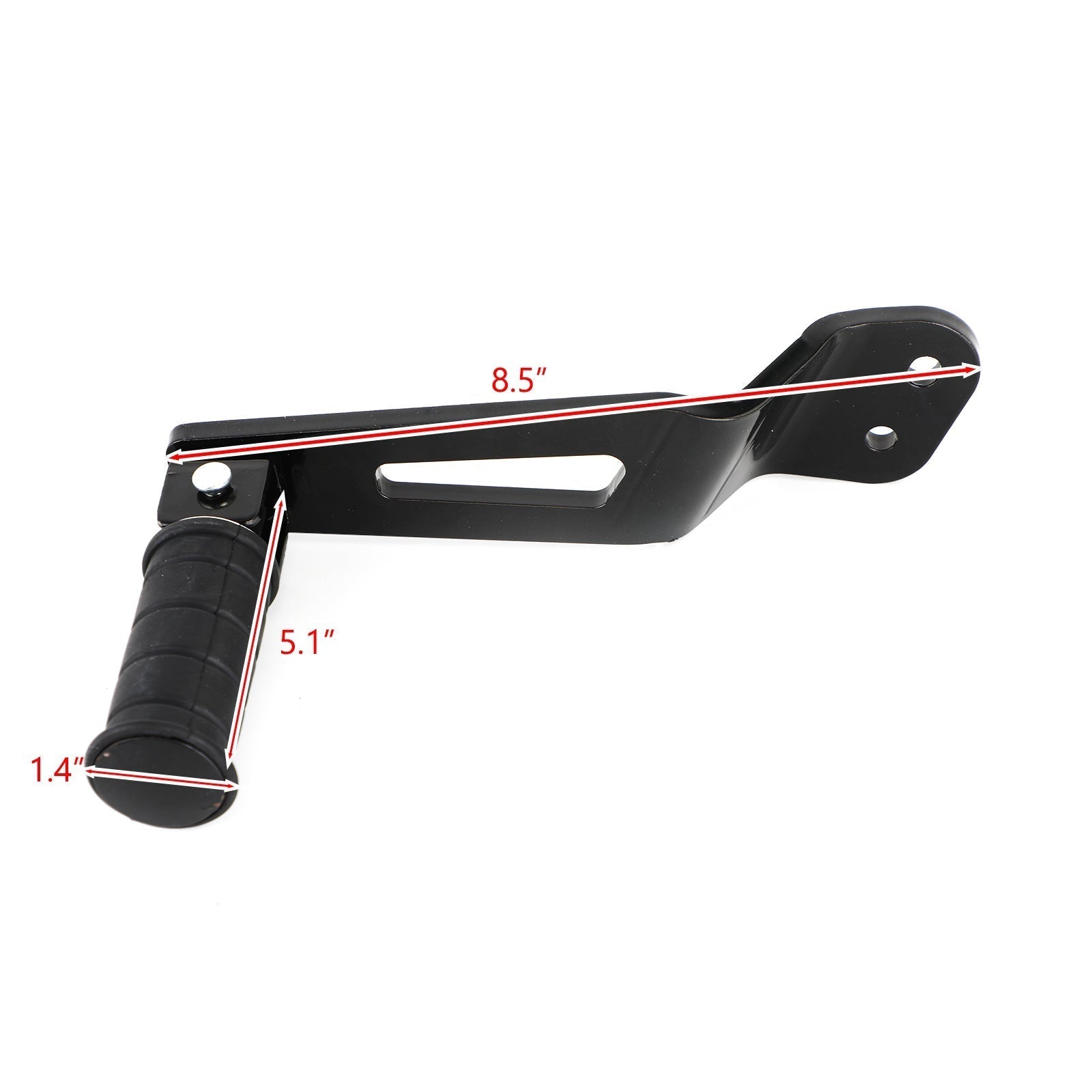 Black Rear Passenger Foot Pegs For Yamaha Bolt XVS950 XVS950R-Spec 2014-2020