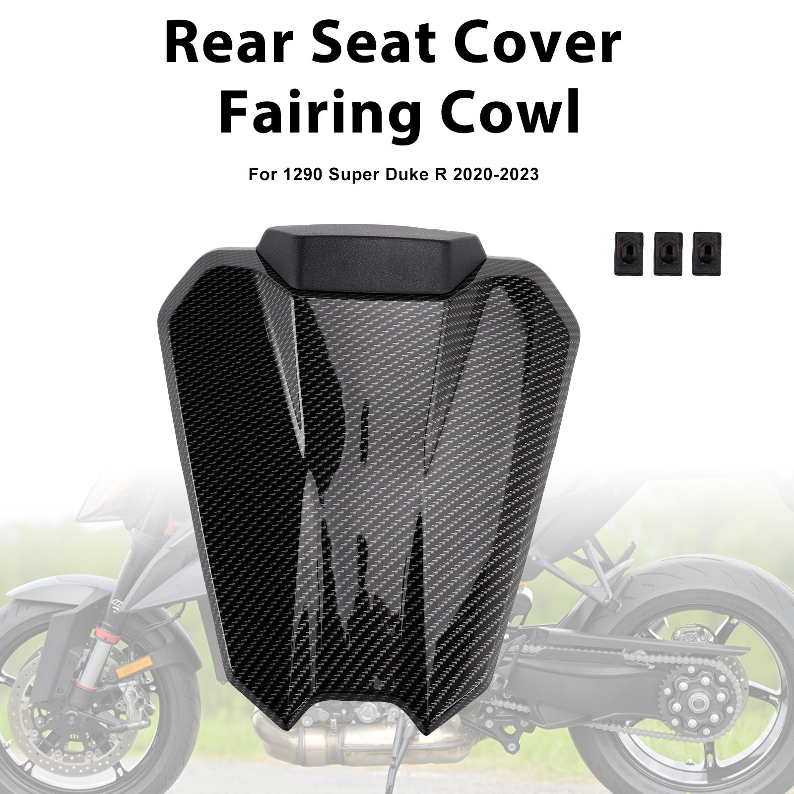 2020-2023 For 1290 Super Duke R Rear Pillion Seat Cover Fairing Cowl