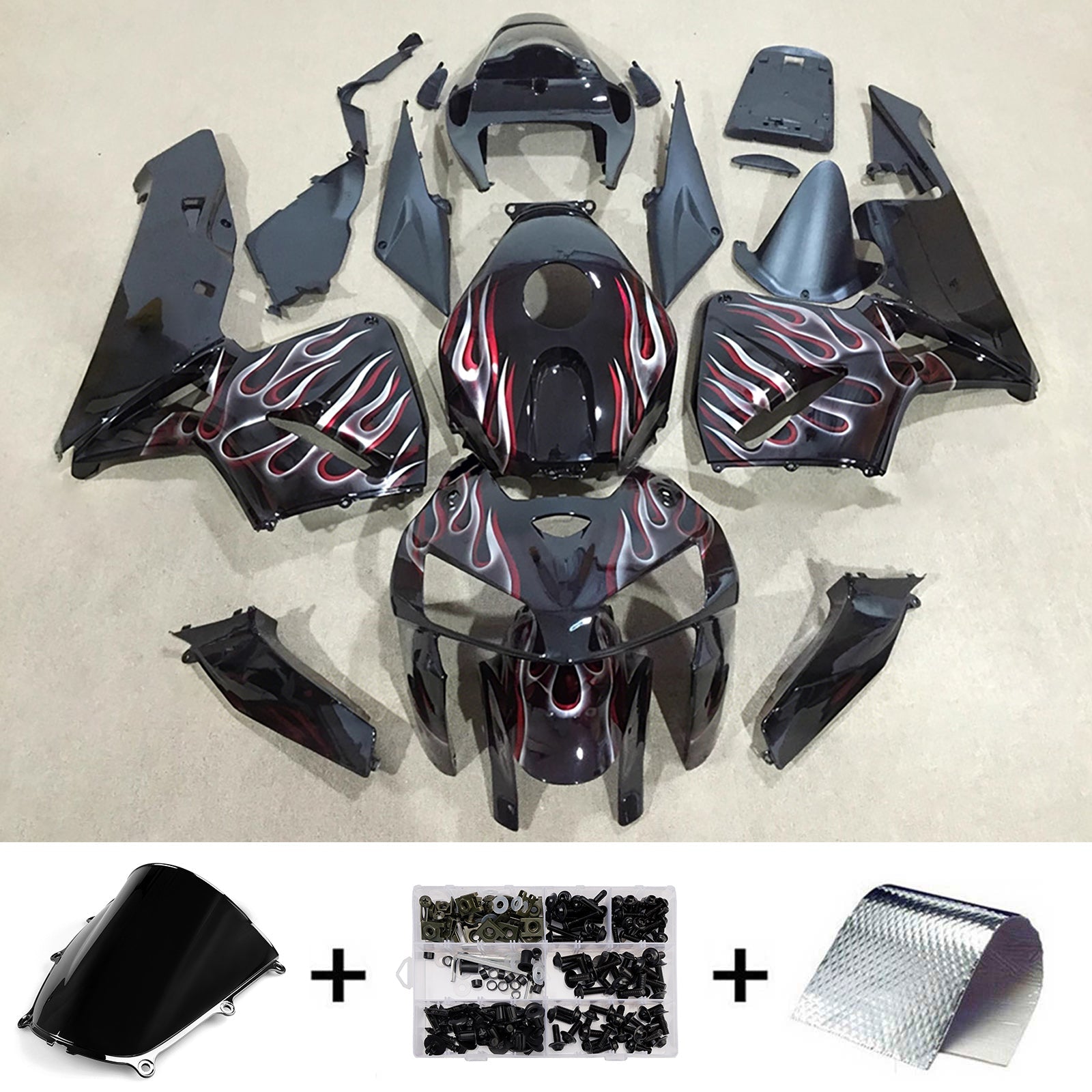 Injection Fairing Kit Bodywork Plastic ABS For Honda CBR600RR 2005-2006 F5