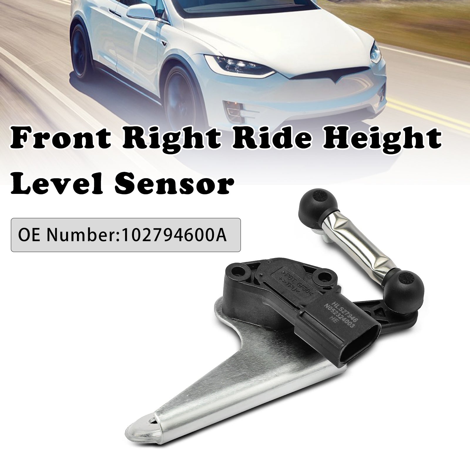 Front Right Ride Height Level Sensor for Tesla Model S 2012-2021 Model X 16-21