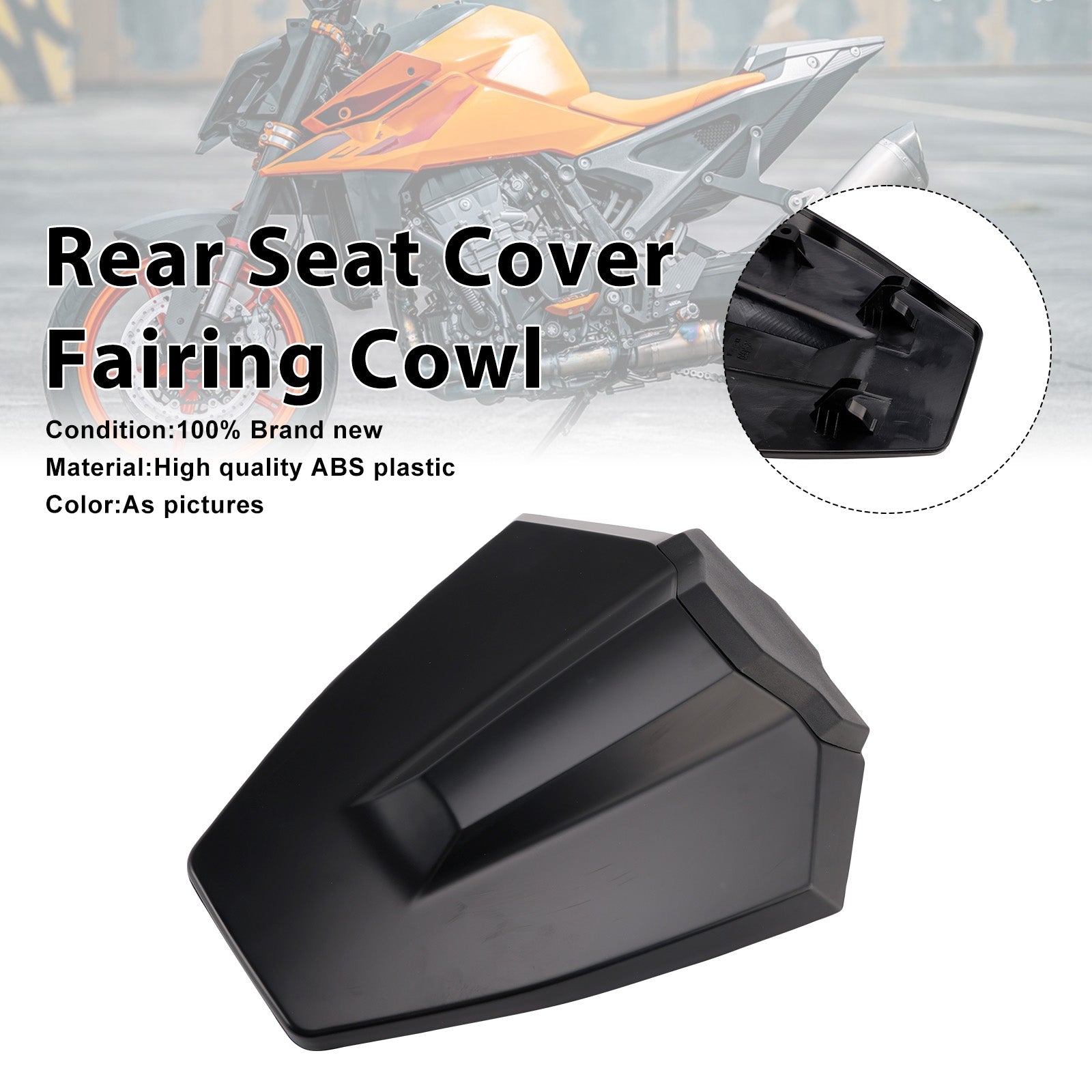 2024-2025 For Duke 990 Rear Pillion Seat Cover Fairing Cowl