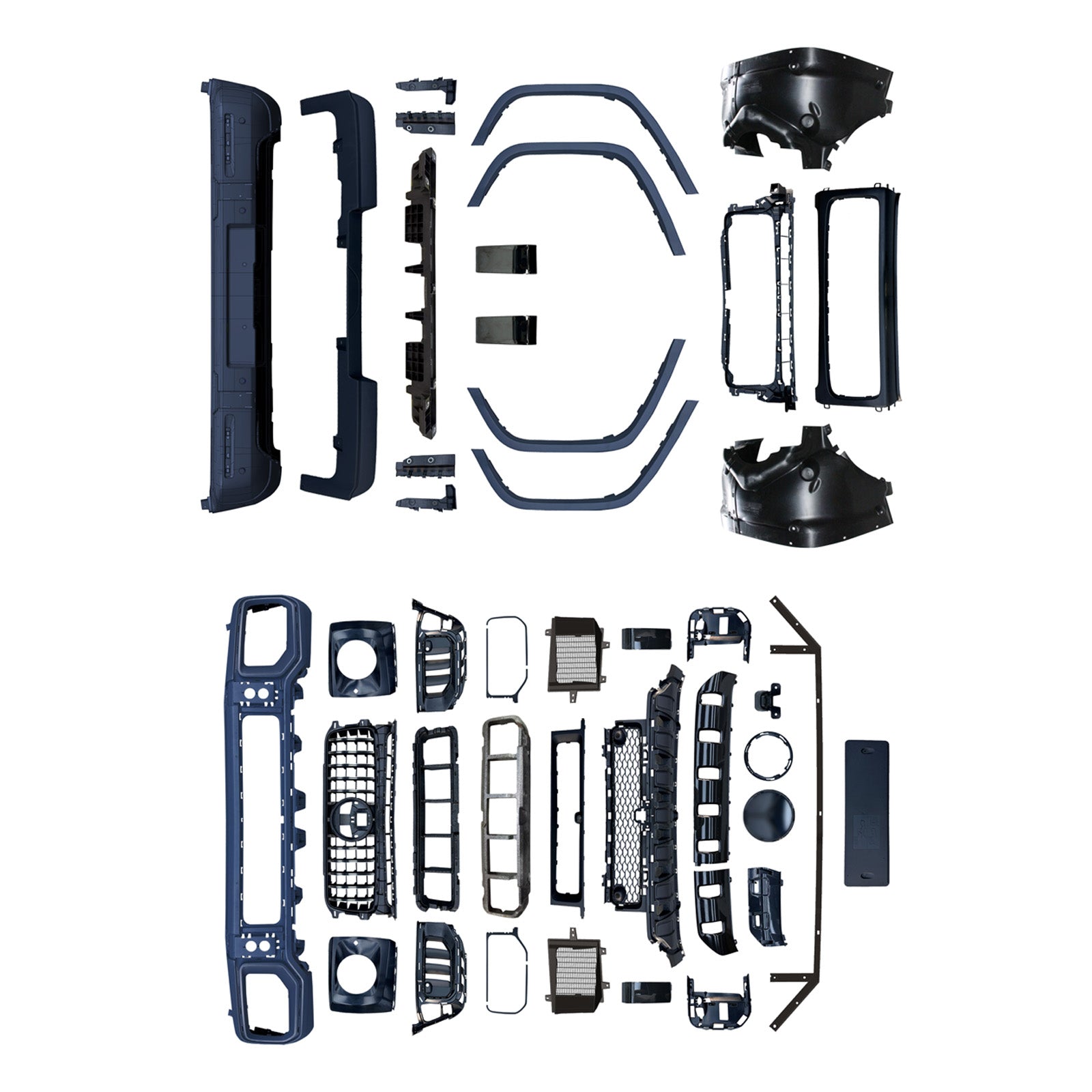 2019-2023 Fit Mercedes Benz W464 Upgrade W465 G63 AMG Style Body Kit Bumper