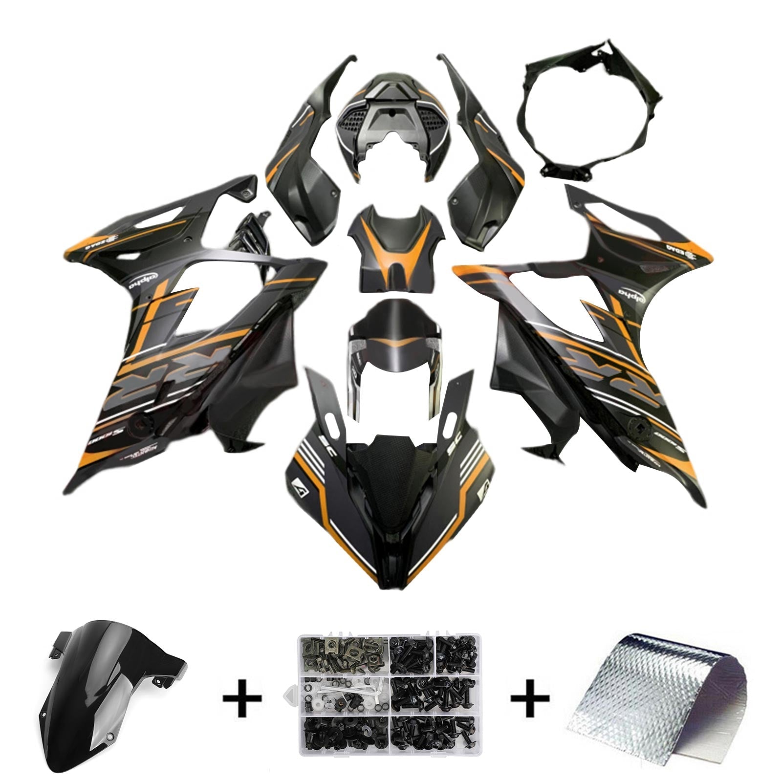 2019-2022 BMW M1000RR S1000RR Fairing Kit Bodywork Plastic ABS