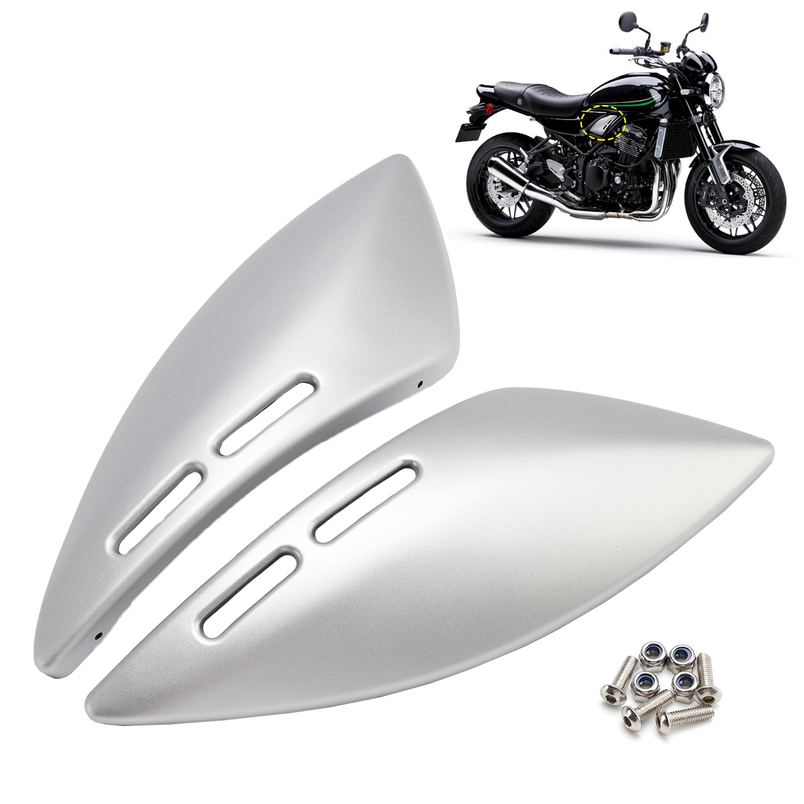 2018-2024 Kawasaki Z900RS Gas Tank Side Cover Panel Fairing Cowl