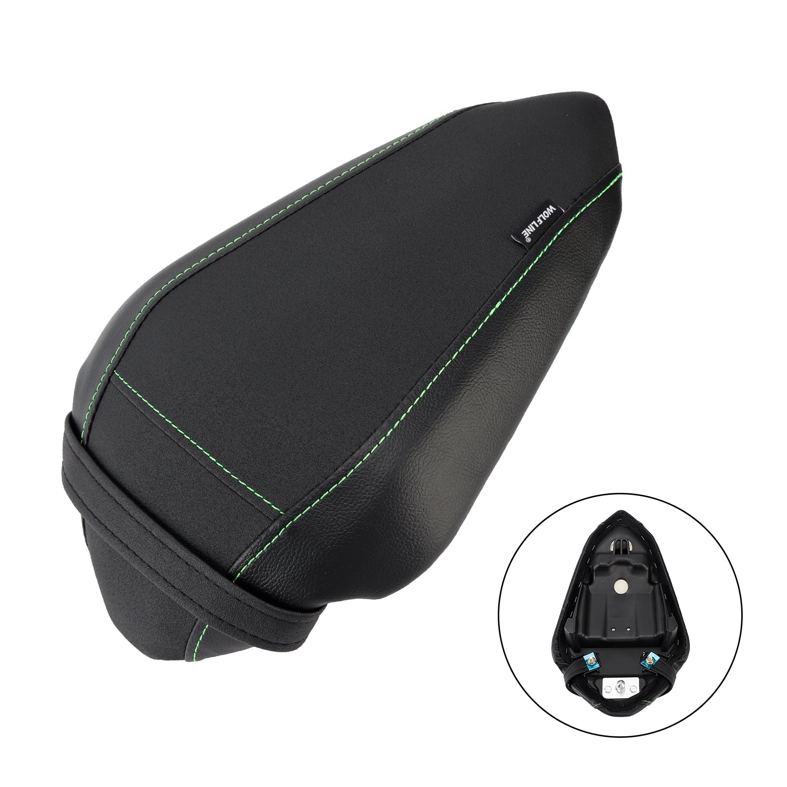 2024-2025 Kawasaki Ninja 500 Z500 Rear Seat Passenger Cushion Flat Pu BlackB