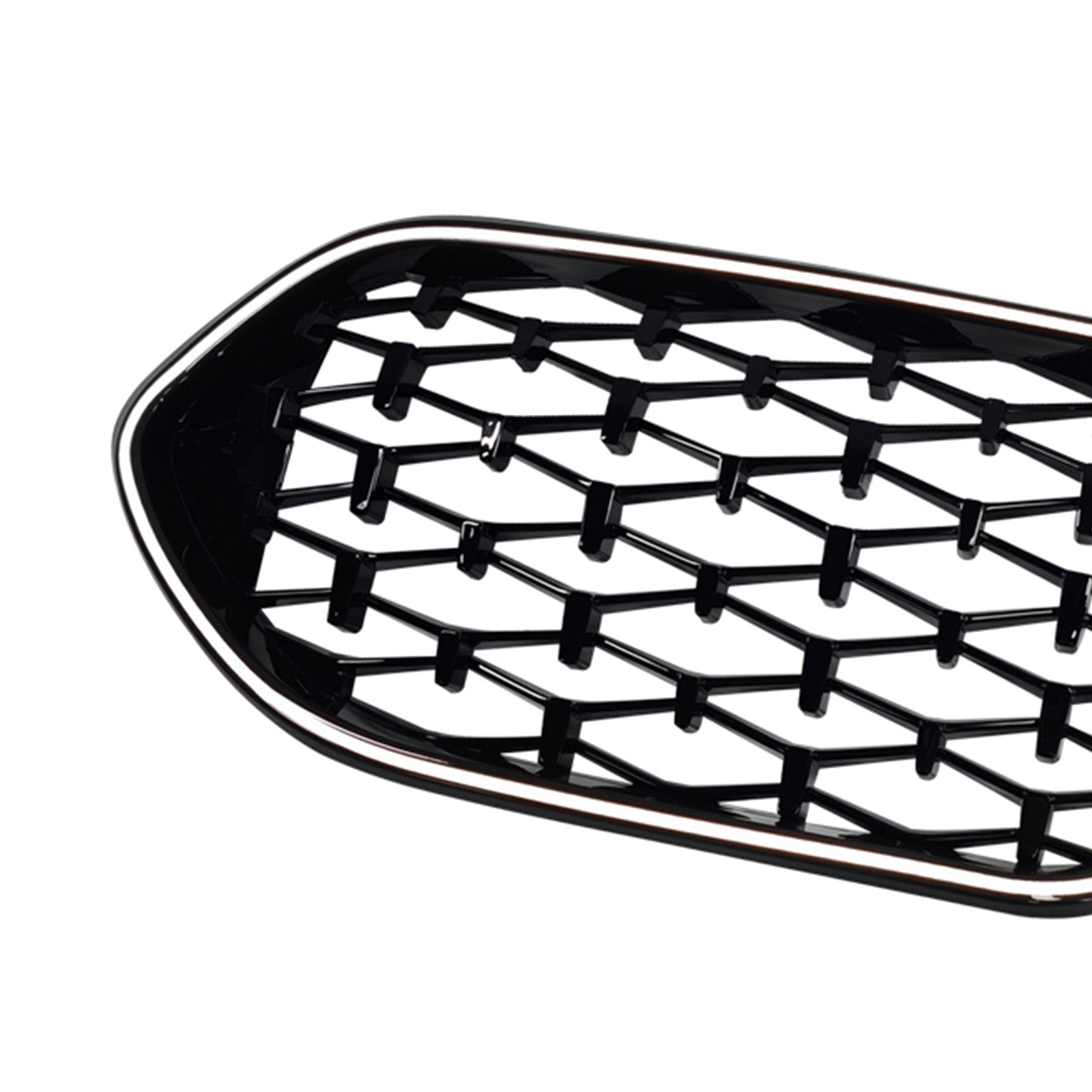 2020-2023 Fit BMW 2 Series F44 Coupe Diamond Gloss Black Front Grille Grill
