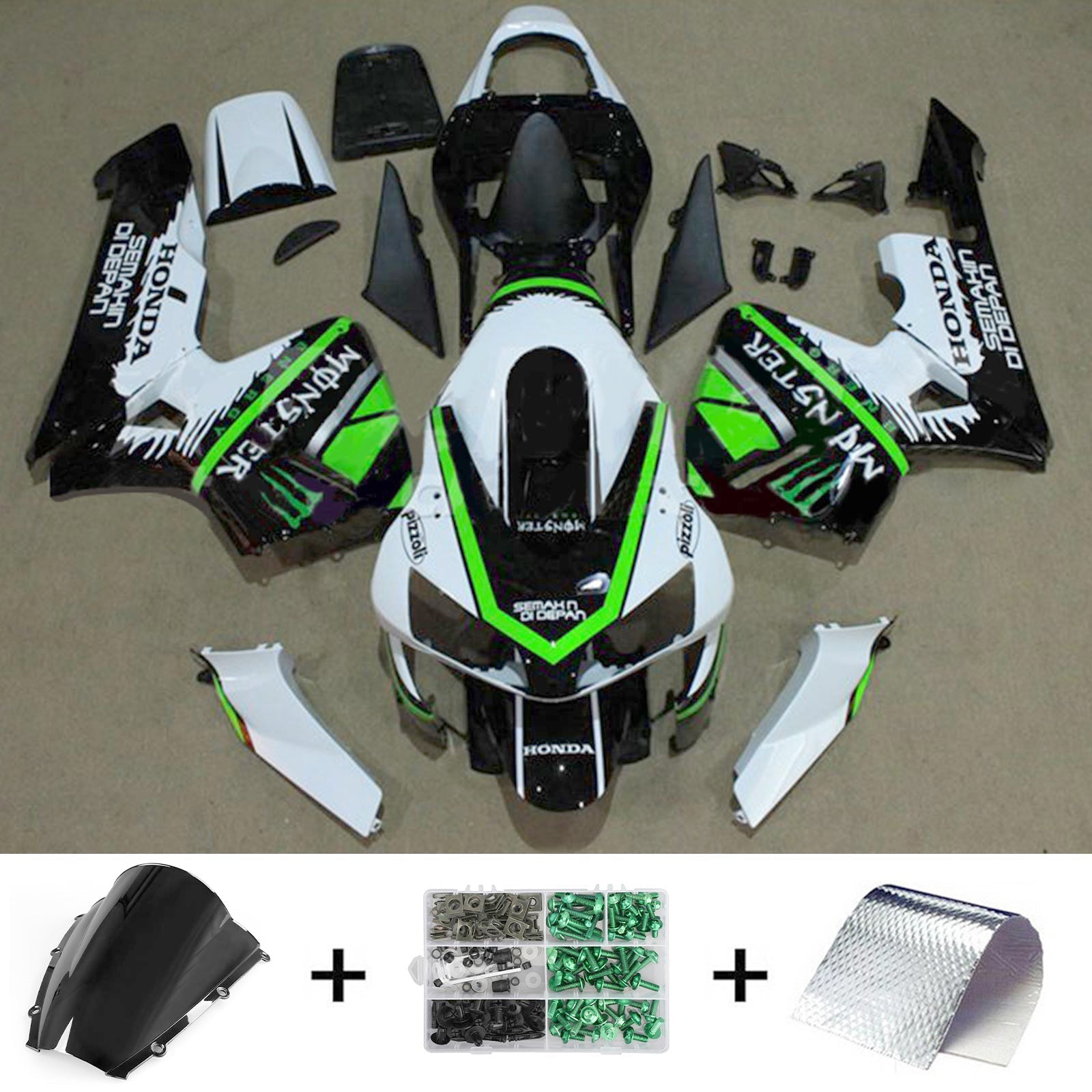 2003-2004 Honda CBR600RR F5 Fairing Kit Bodywork Plastic ABS