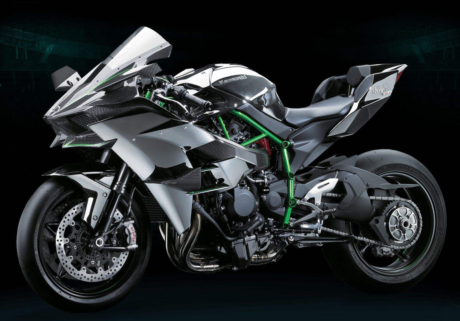 2015-2025 Kawasaki Ninja H2 Injection Fairing Kit Bodywork ABS #101