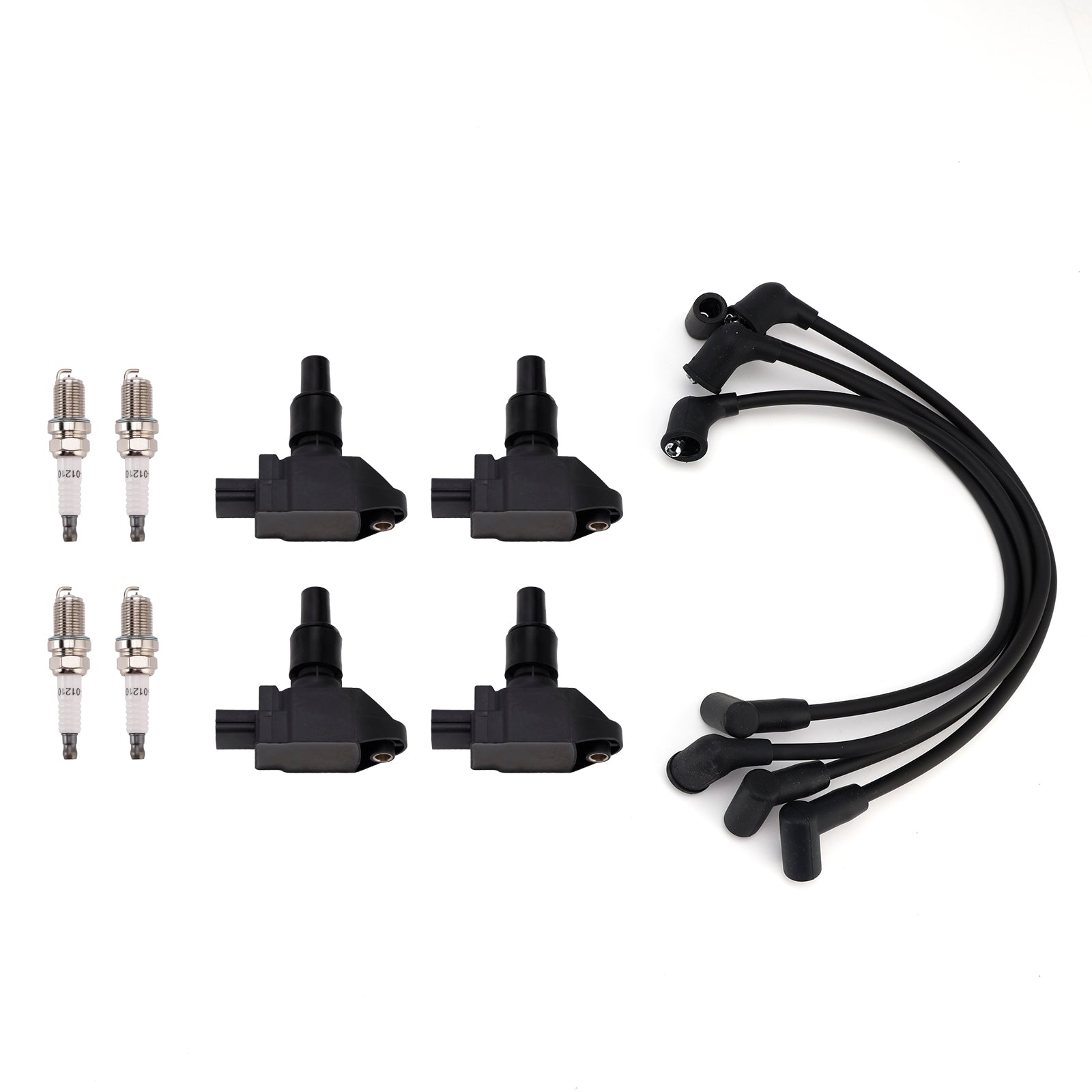 2004-2011 For Mazda RX-8 1.3L R2 4*Ignition Coils & Iridium Spark Plugs & Wires UF501 N3H118100