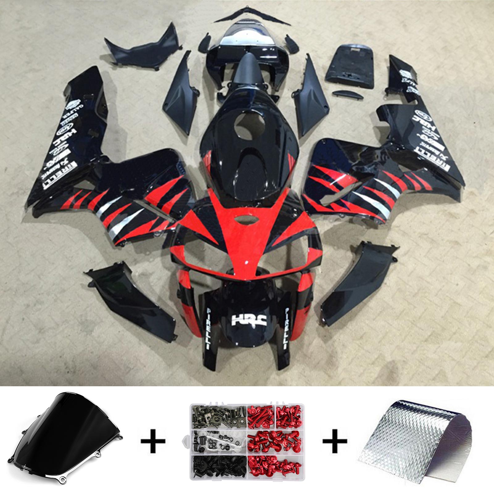 2005-2006 Honda CBR600RR F5 Fairing Kit Bodywork Plastic ABS