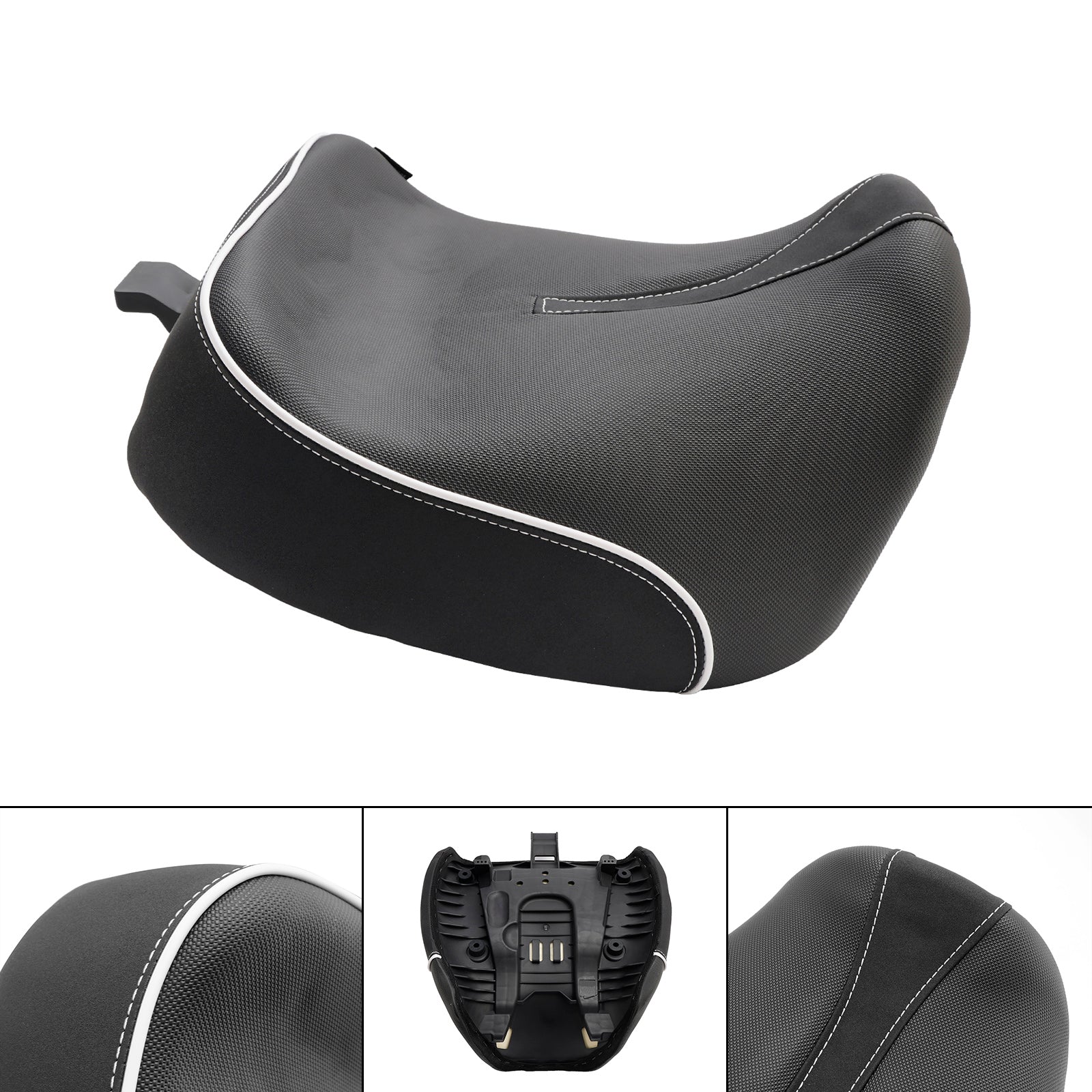 2021-2023 Pan America 1250 Front Driver Raider Seat Pillion Saddle White
