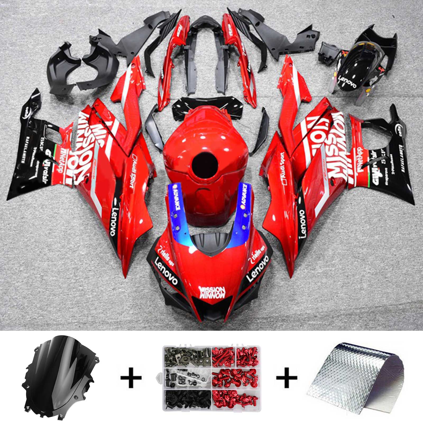 2022-2023 Yamaha YZF-R3 R25 Injection Fairing Kit Bodywork Plastic ABS #130