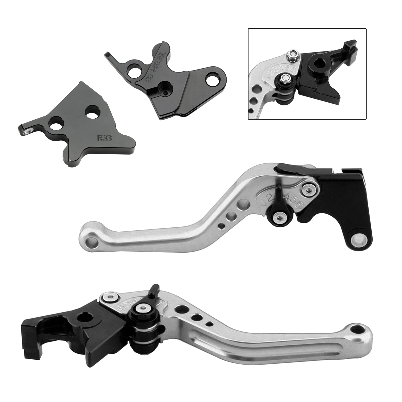 2005-2014 YAMAHA YBR125 NEW Short Clutch Brake Lever