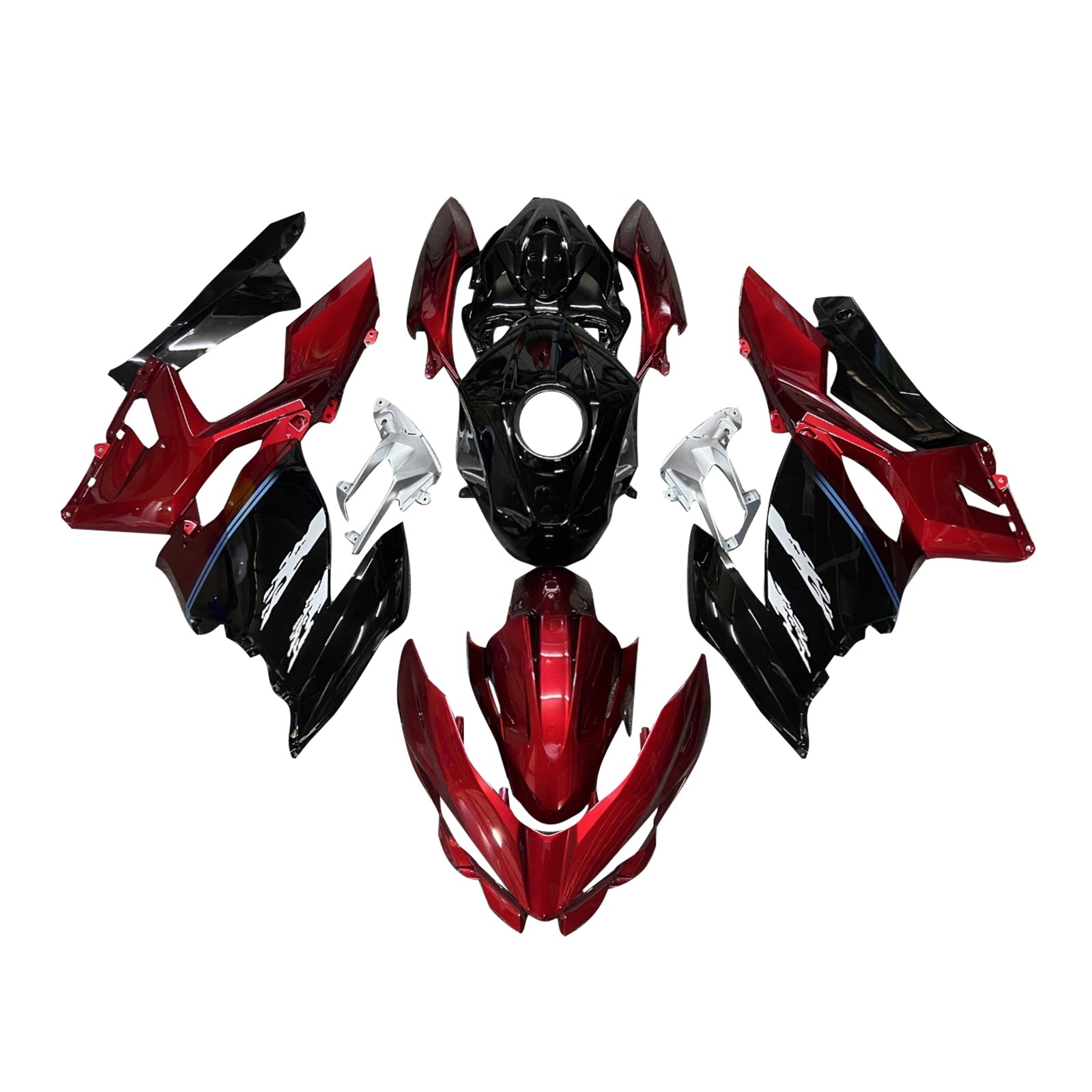 Injection Fairing Kit Bodywork Plastic ABS fit For Kawasaki EX400 Ninja400 2018-2024
