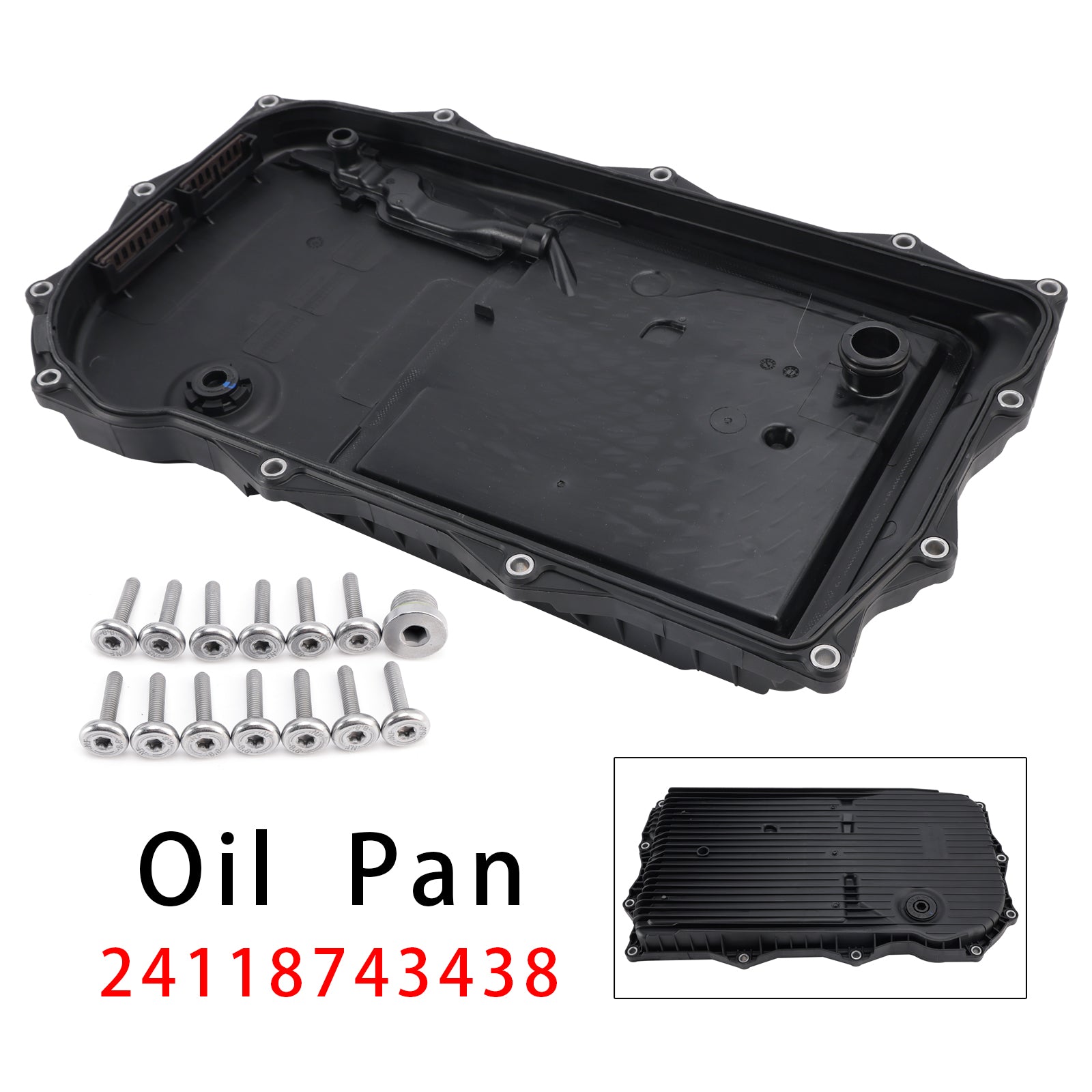 09/2003-06/2020 For BMW X3 Automatic Transmission Oil Pan 24118743462