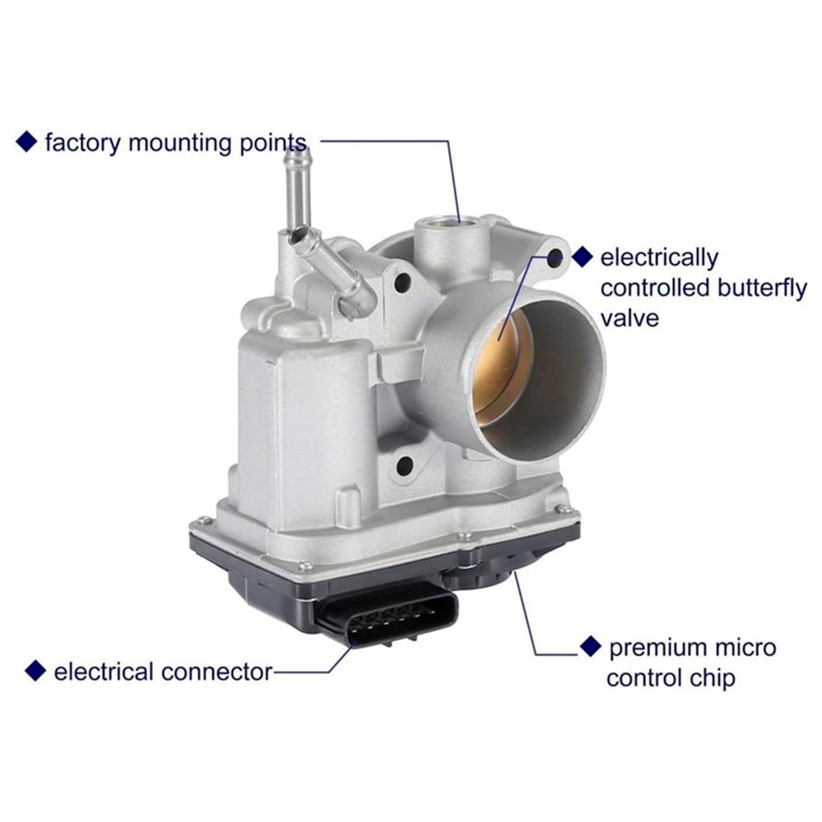 2002-2006 Toyota Corolla (_E12_) Throttle Body 22030-0D021