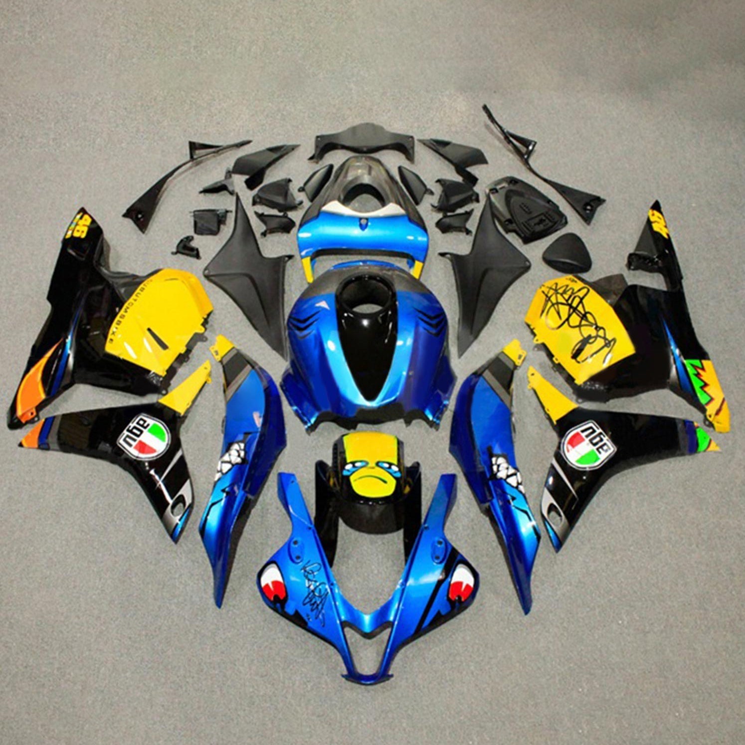 2009-2012 Honda CBR600RR F5 Fairing Kit Bodywork Plastic ABS