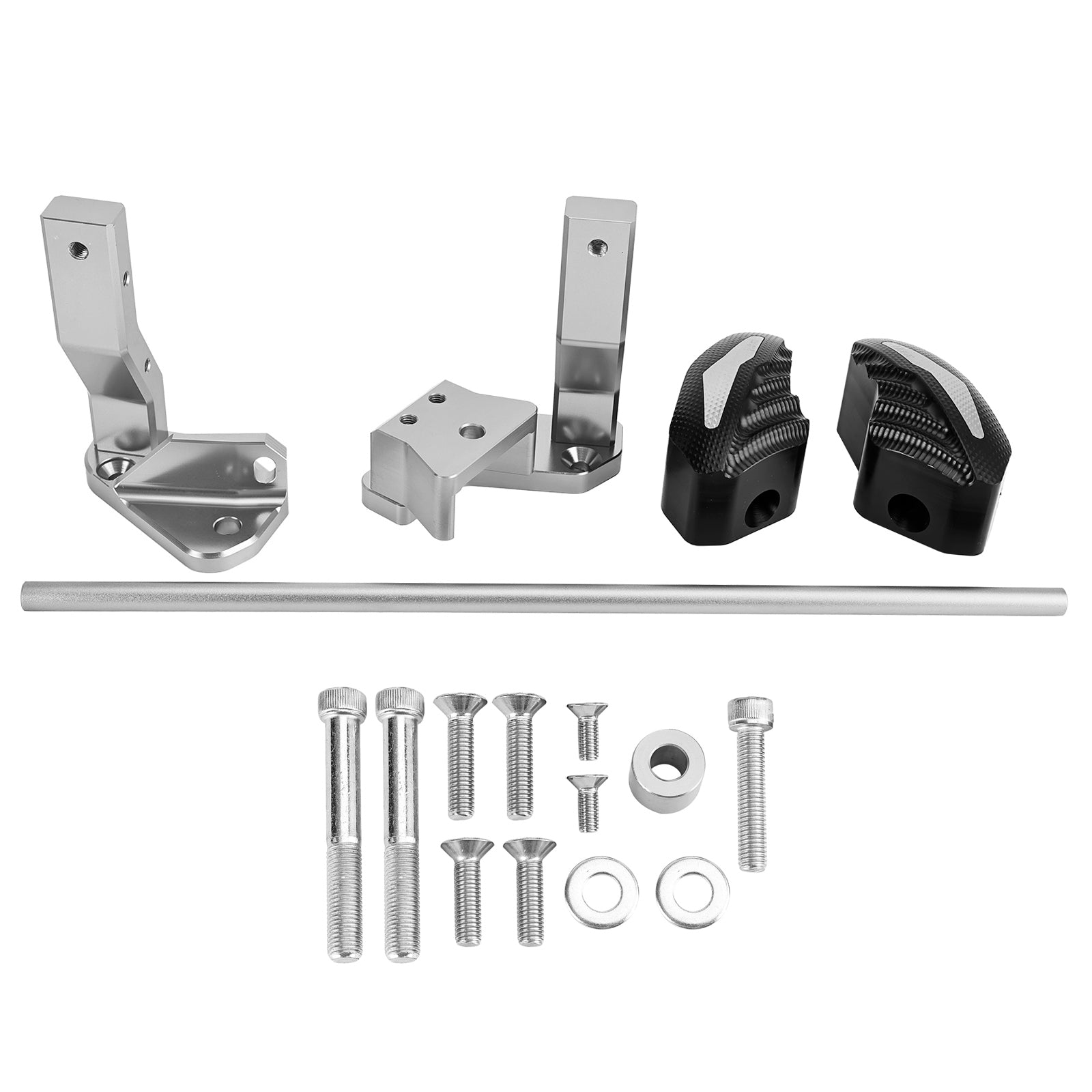 Protector Engine Crash Bund Pad Slider Silver For Suzuki Gsxr1300 Hayabusa 21-23