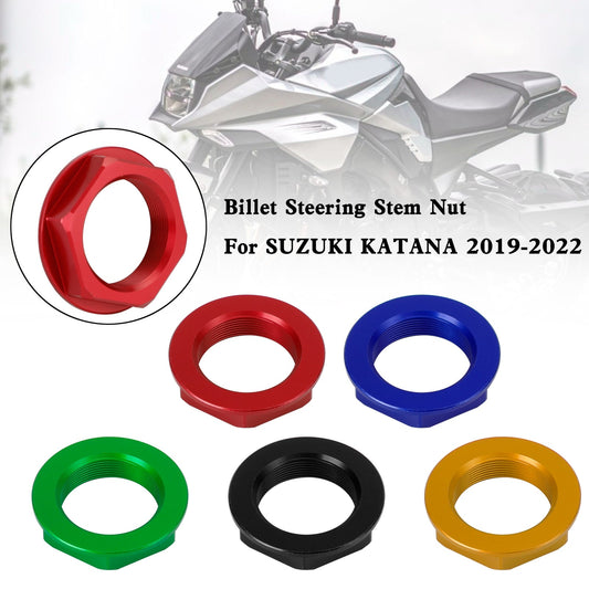 Billet Steering Stem Nut For SUZUKI GSXR 600/750 YZF-R1 ZX6R S1000RR