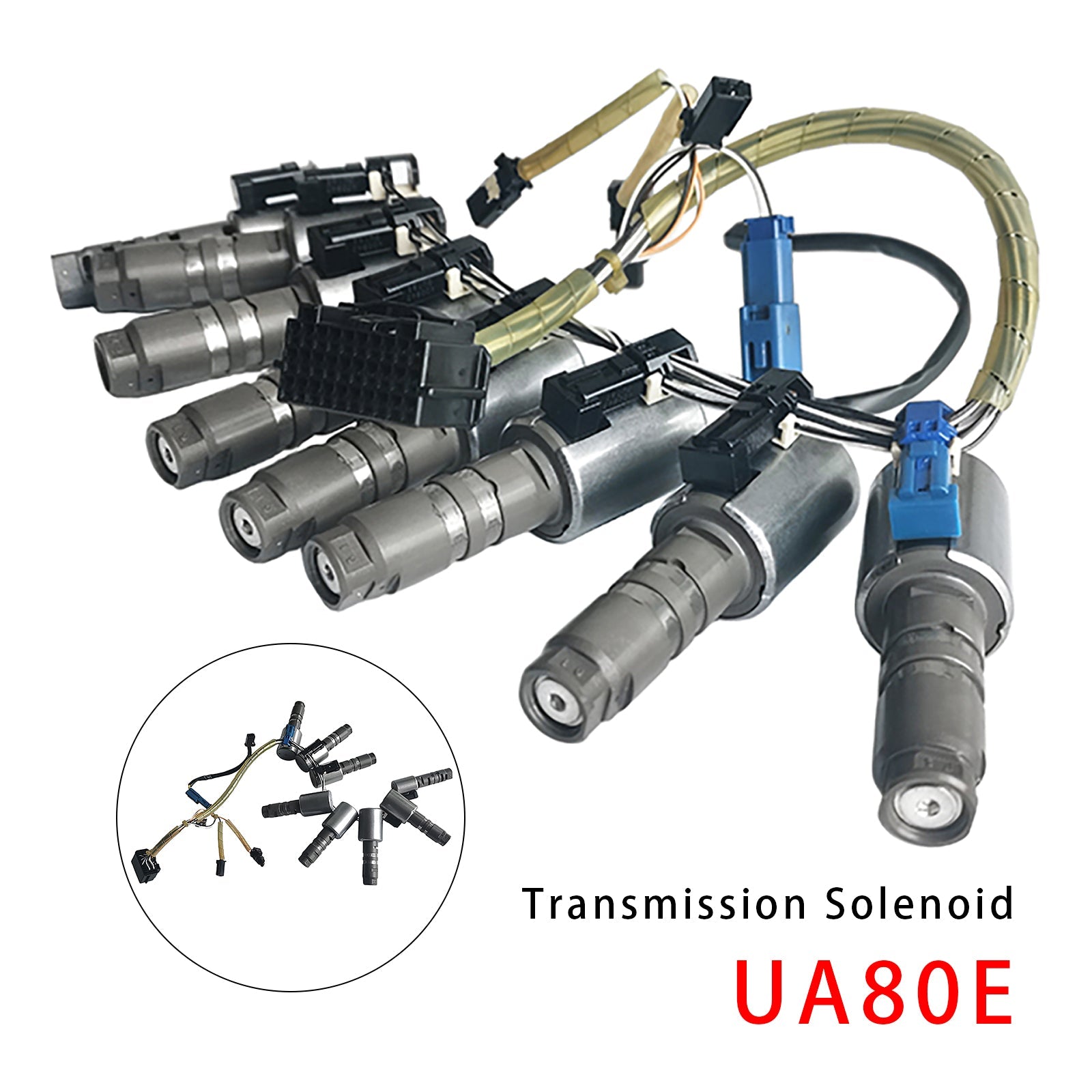 9PCS UA80E Auto Transmission Solenoids For Toyota