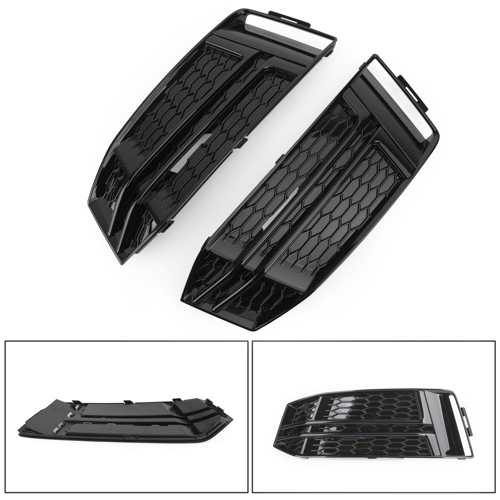 2016 2017 2018 AUDI S4/A4 B9 S-LINE Pair Front Fog Light Cover 8W0 807 681 F 8W0 807 682 F Generic