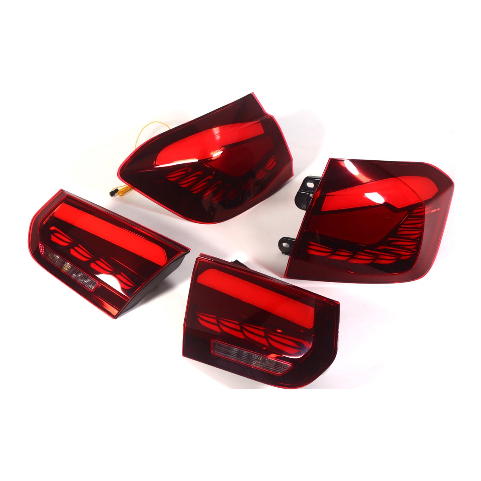 2012-2018 BMW 3 Series F30 F35 F80 L&R Red LED Tail Lights Rear Lamp Assembly 63217313039 63217372793