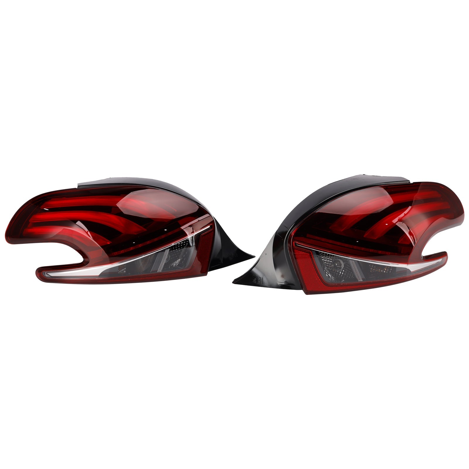 2015-2019 For Peugeot 208 LED Rear Left+Right Tail Light Lamp Facelift Models