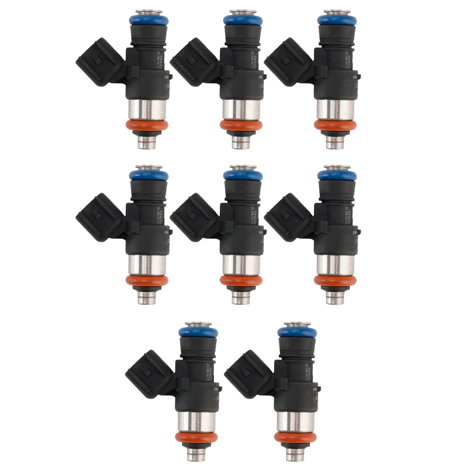 2011-2017 Chevrolet Caprice PPV 6.0L V8 8PCS Fuel Injector 12639221 0280158274