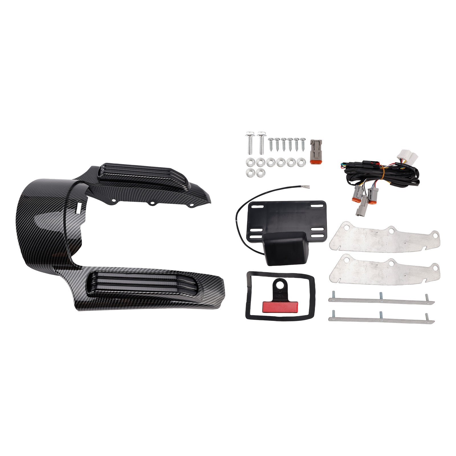 Rear Fender LED Light fit for Touring Road King FLHR Street Glide 2014+
