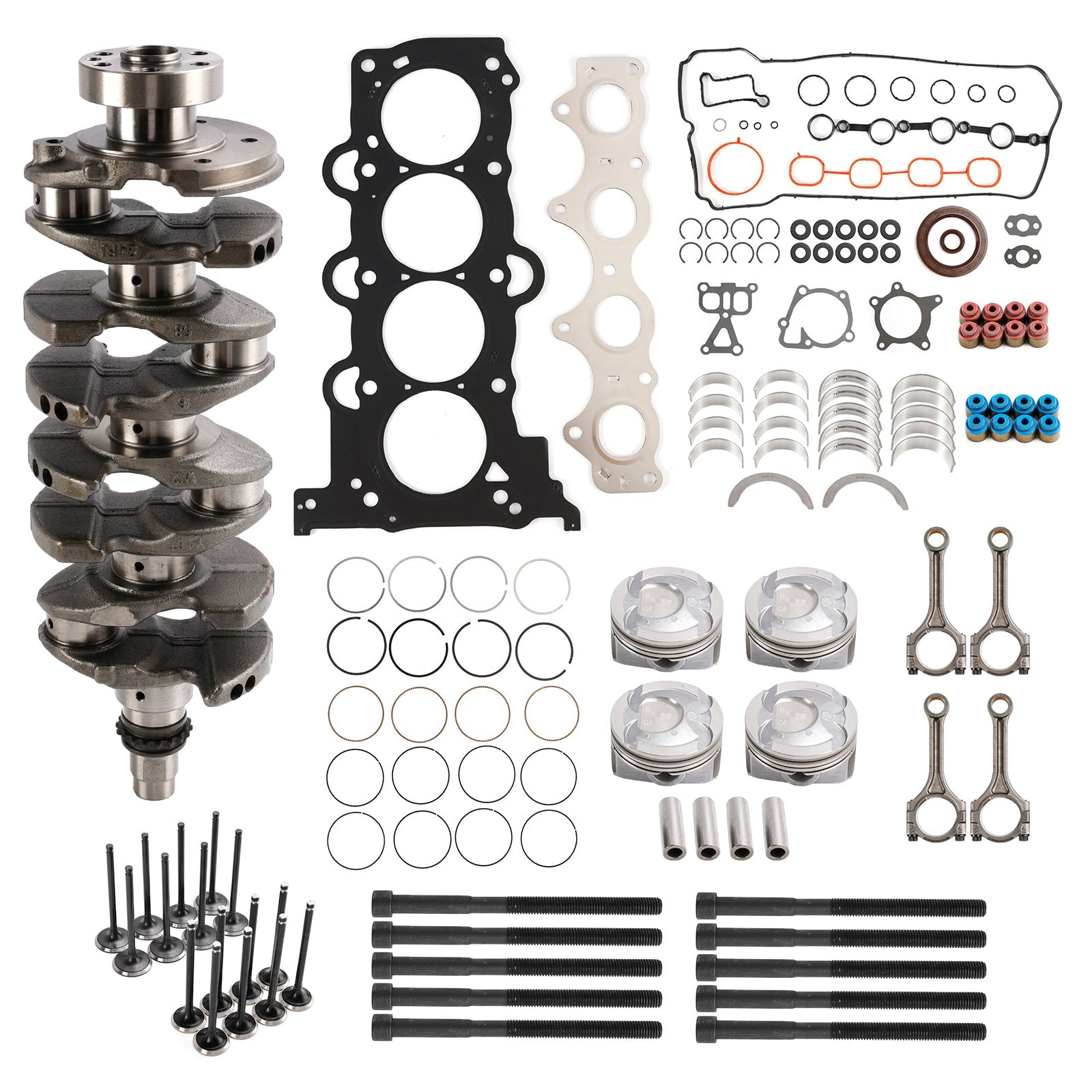 2018?Cpresent Kia Ceed (CD) G4FJ 1.6T Engine Overhaul Rebuild Kit Pistons Rods Gasket Kit 231102B700