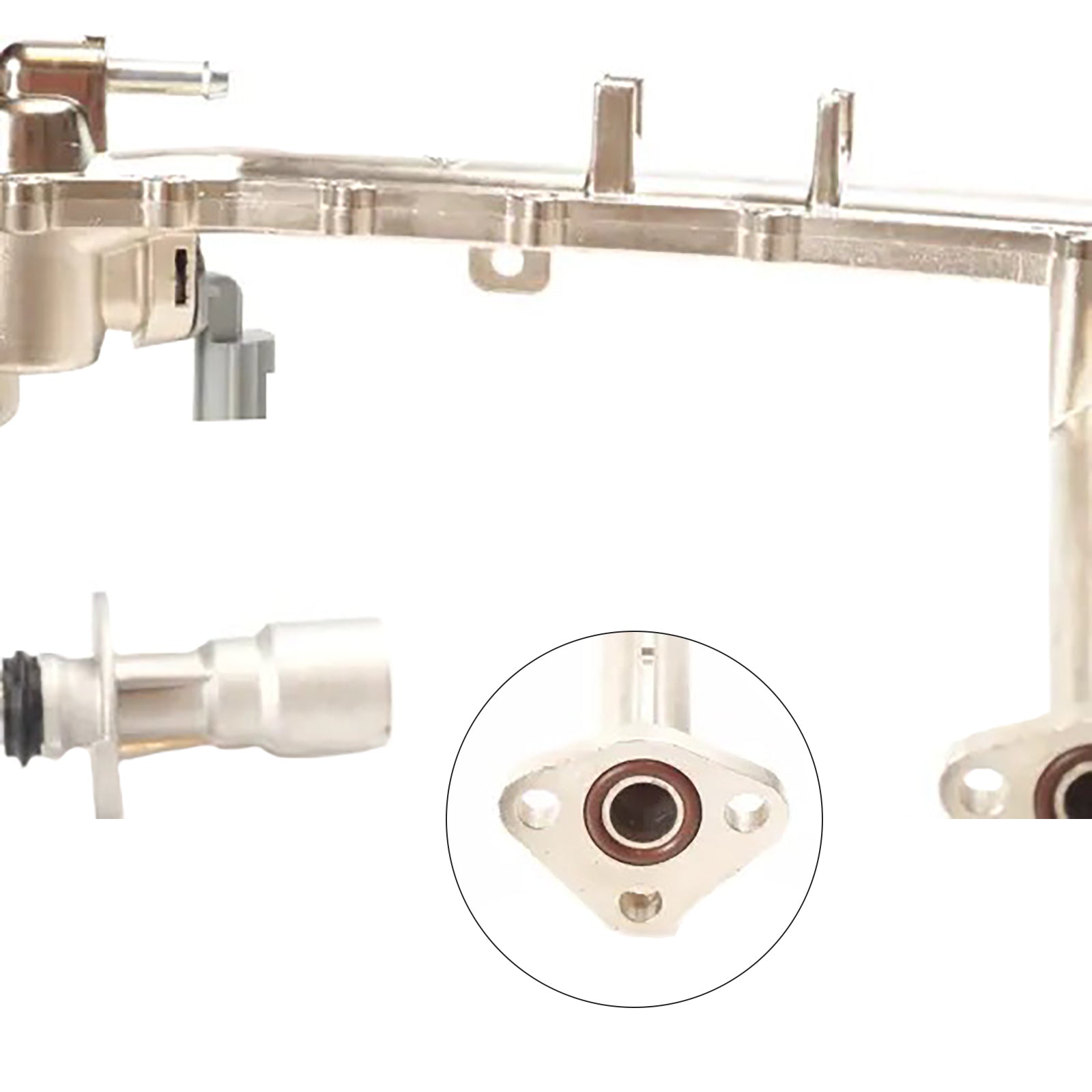 2014-2020 Land Rove Range Rover L405 3.0L V6 (AJ126) Upgraded Metal Coolant Water Pipe System Kit LR109401 LR041788