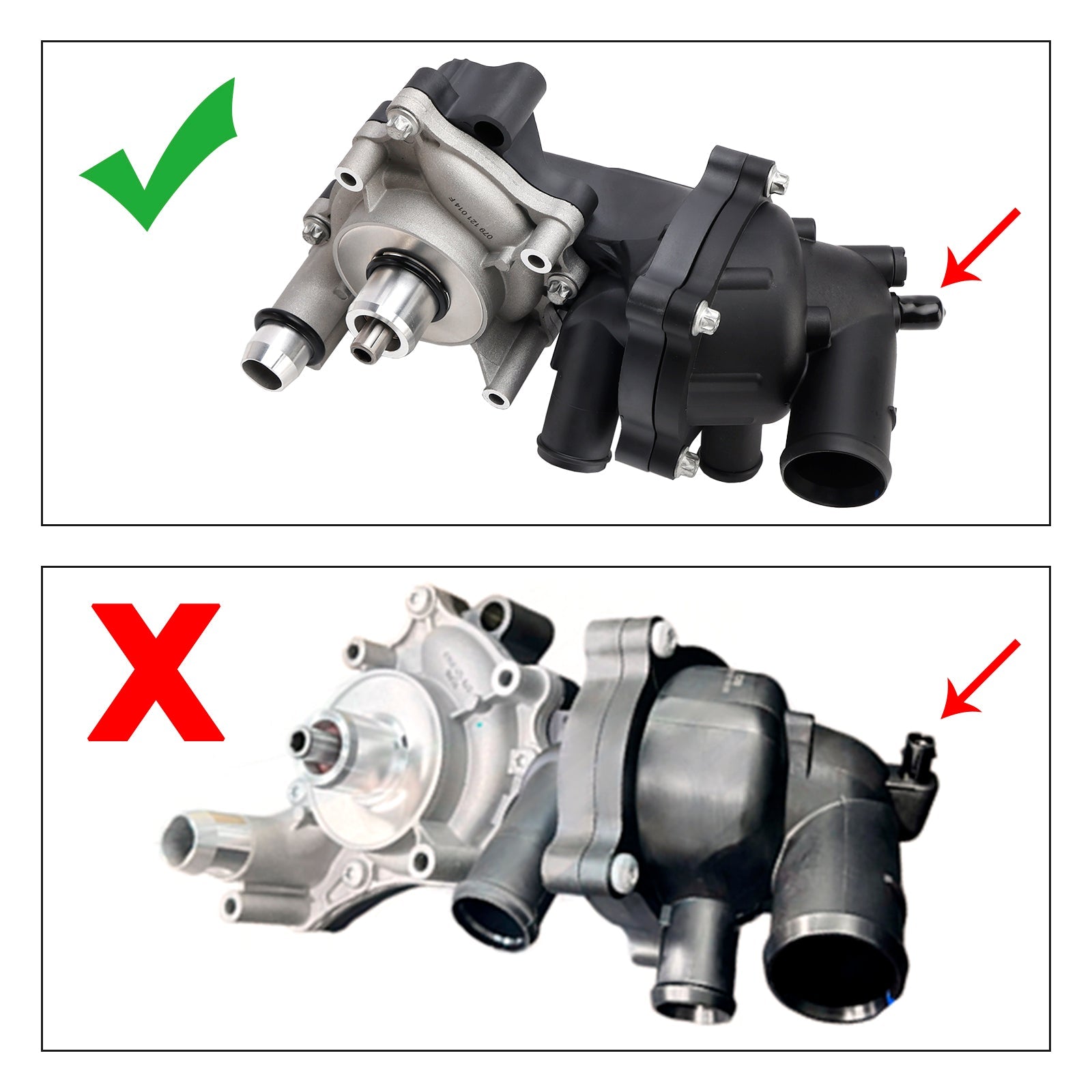 Water Pump Thermostat 079121013P for Audi A8 Quattro S5 RS5 4.2L V8